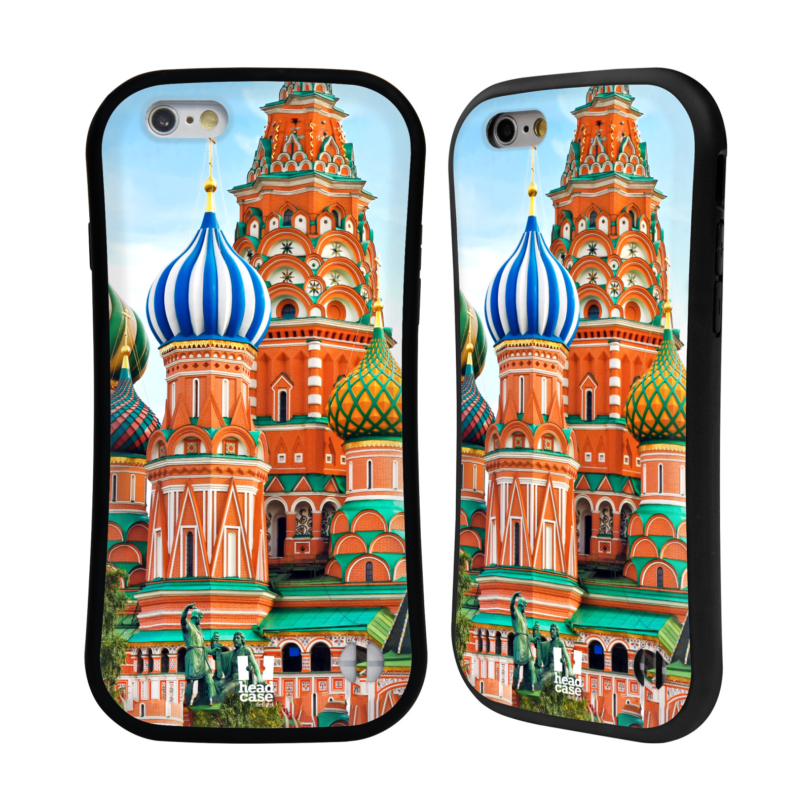 HEAD CASE silikon/plast odolný obal na mobil Apple Iphone 6/6S vzor Města foto náměstí RUSKO,MOSKVA, RUDÉ NÁMĚSTÍ