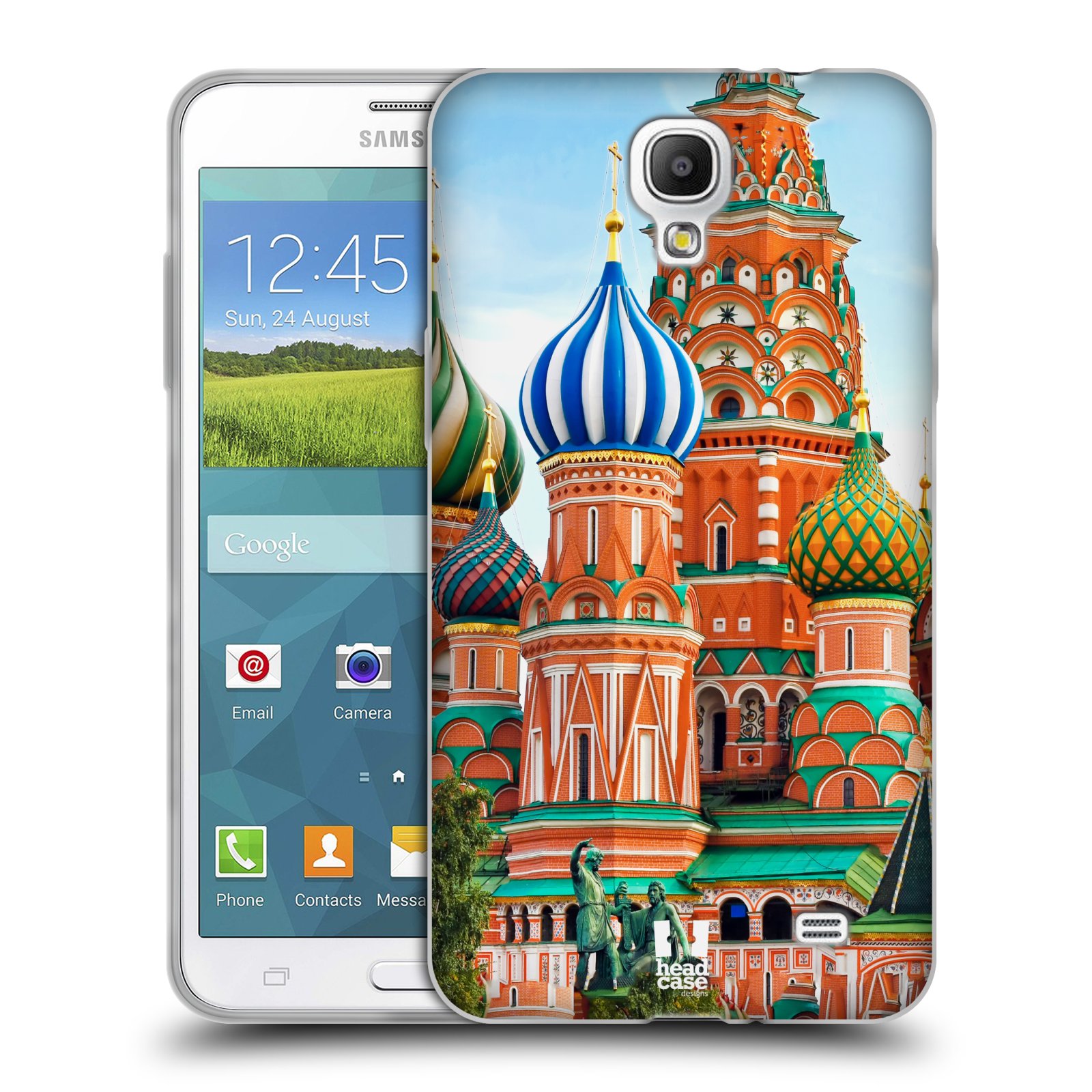 HEAD CASE silikonový obal na mobil Samsung Galaxy Mega 2 vzor Města foto náměstí RUSKO,MOSKVA, RUDÉ NÁMĚSTÍ