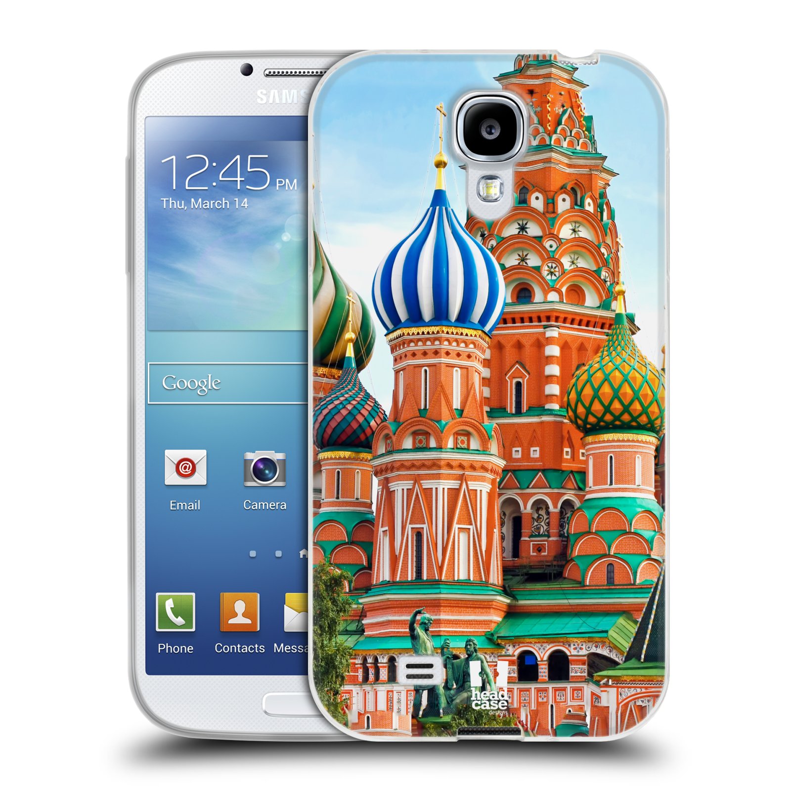 HEAD CASE silikonový obal na mobil Samsung Galaxy S4 i9500 vzor Města foto náměstí RUSKO,MOSKVA, RUDÉ NÁMĚSTÍ