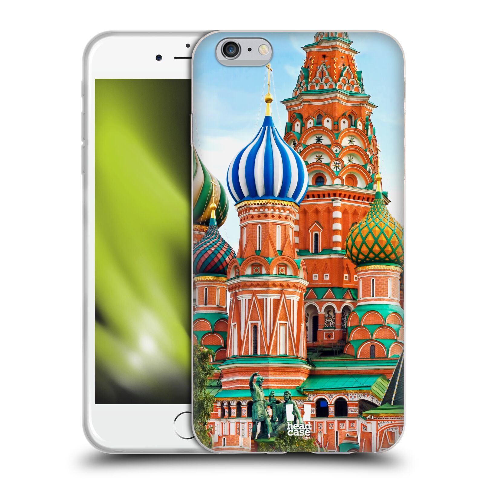 HEAD CASE silikonový obal na mobil Apple Iphone 6 PLUS/ 6S PLUS vzor Města foto náměstí RUSKO,MOSKVA, RUDÉ NÁMĚSTÍ