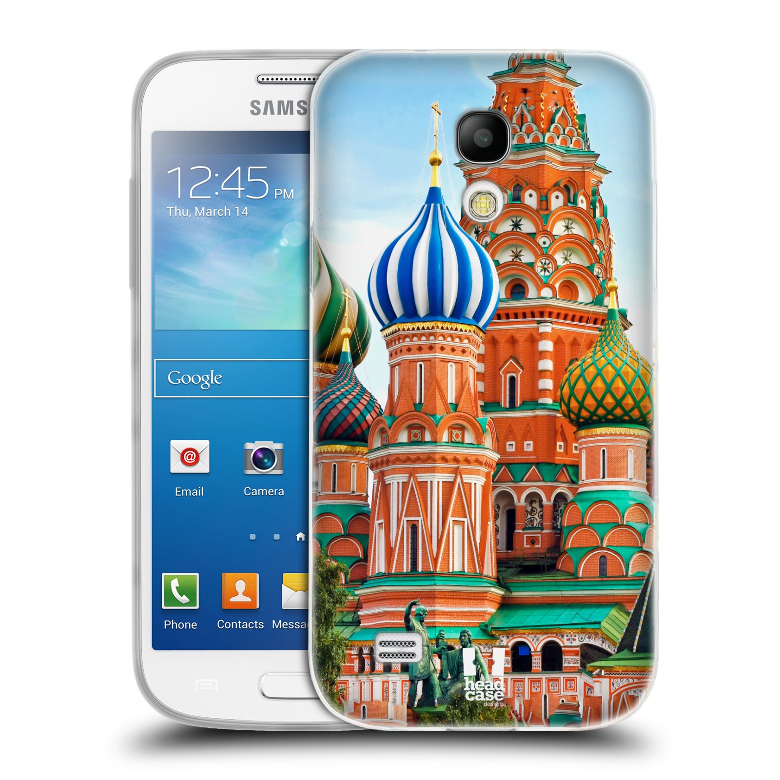 HEAD CASE silikonový obal na mobil Samsung Galaxy S4 MINI vzor Města foto náměstí RUSKO,MOSKVA, RUDÉ NÁMĚSTÍ