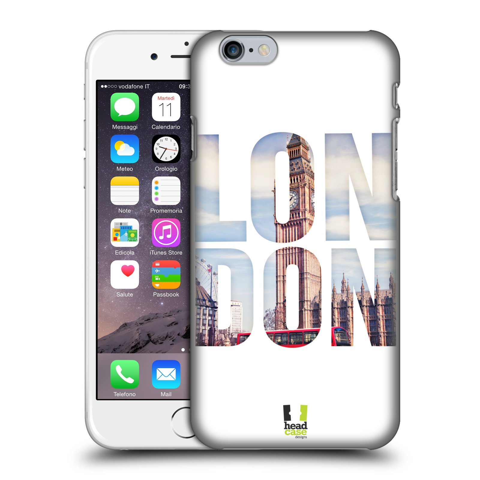 Plastové pouzdro pro mobil Apple Iphone 6/6S vzor Města foto a nadpis ANGLIE, LONDÝN, BIG BEN
