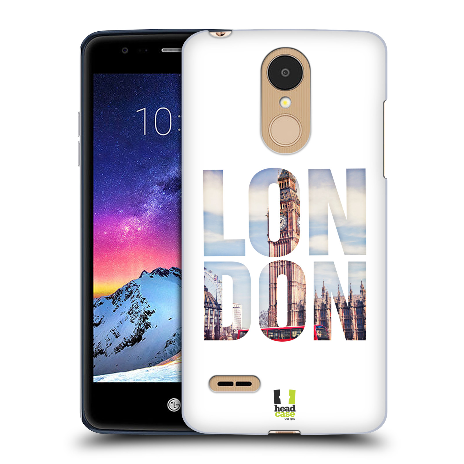HEAD CASE plastový obal na mobil LG K9 / K8 2018 vzor Města foto a nadpis ANGLIE, LONDÝN, BIG BEN