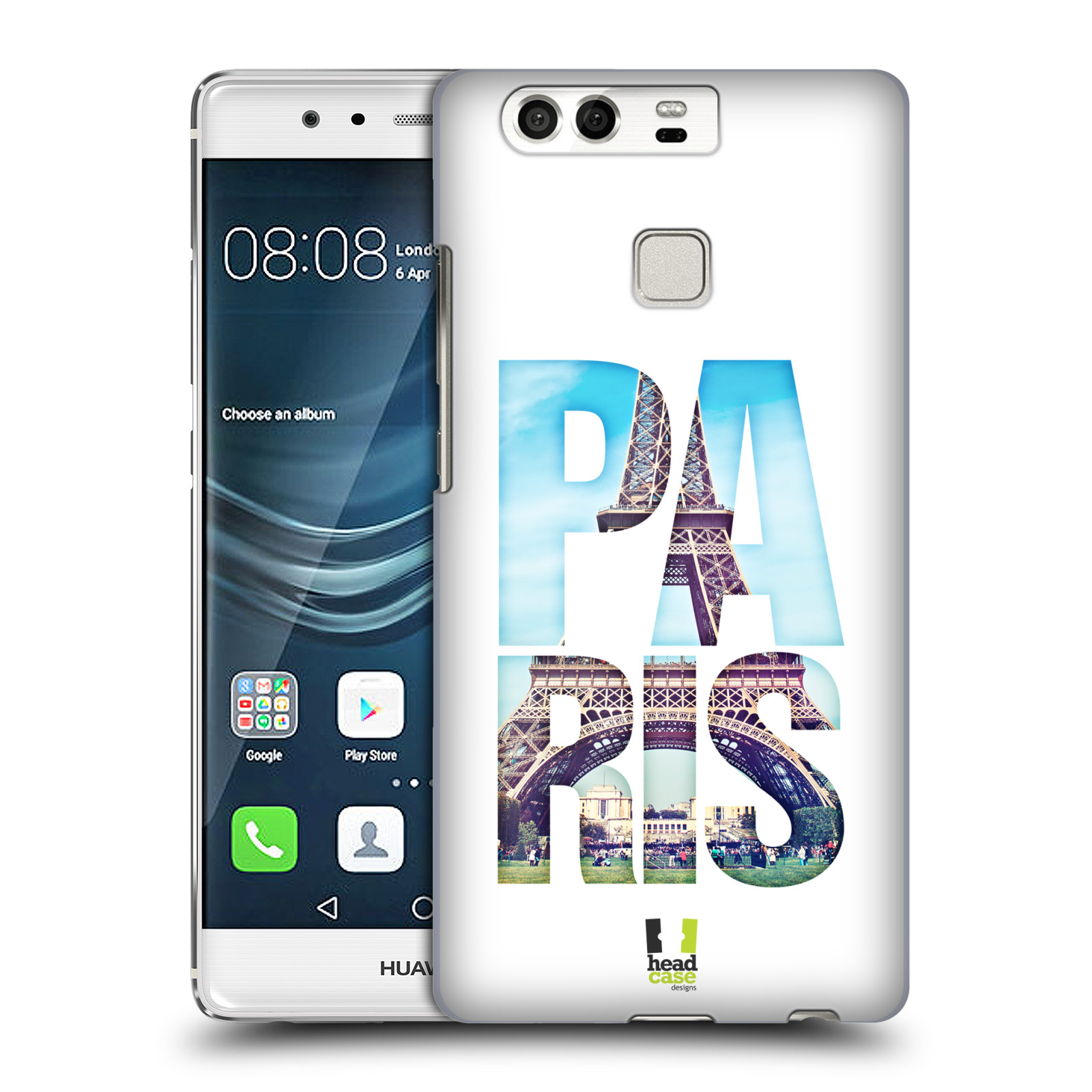 HEAD CASE plastový obal na mobil Huawei P9 / P9 DUAL SIM vzor Města foto a nadpis FRANCIE, PAŘÍŽ, EIFFELOVA VĚŽ
