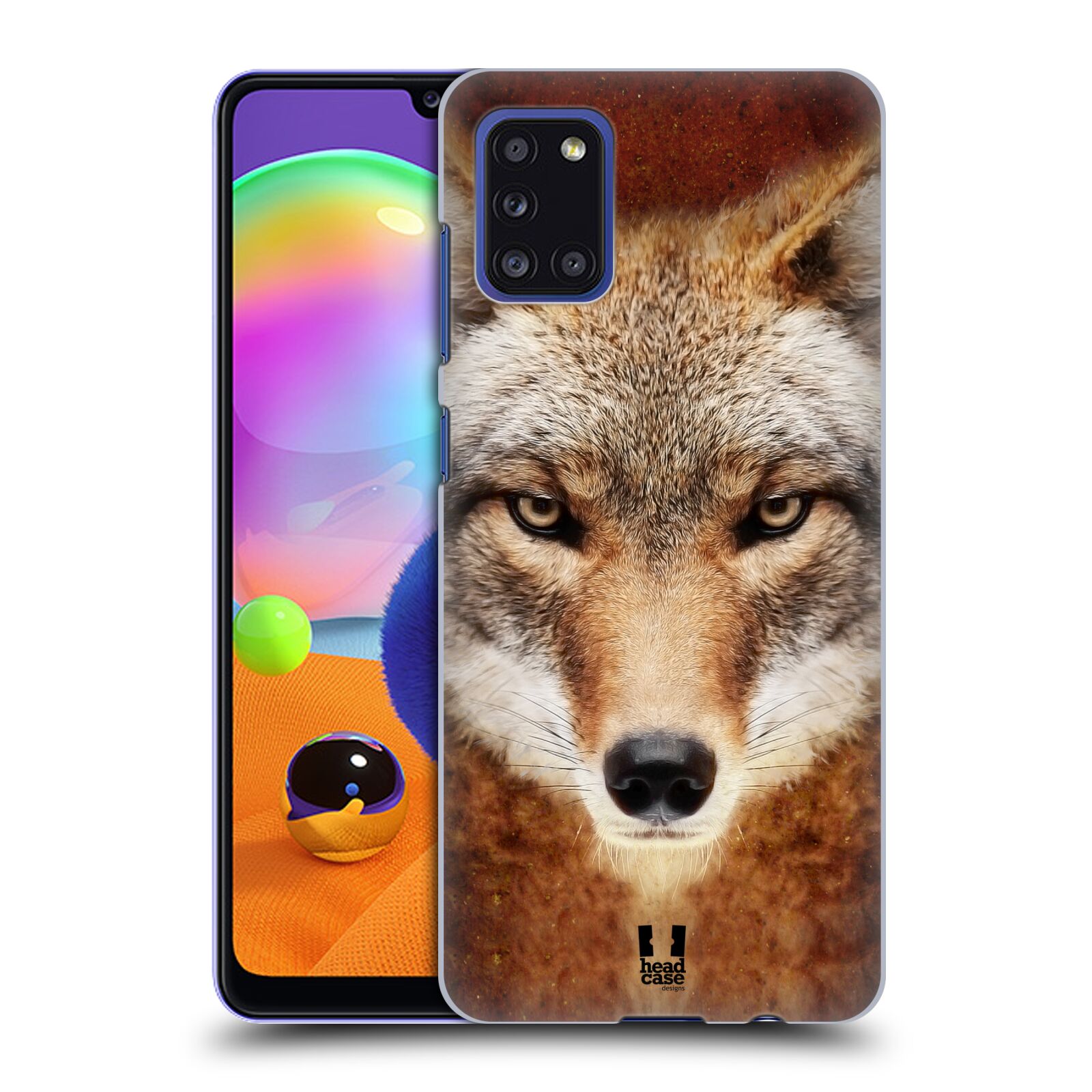 Zadní kryt na mobil Samsung Galaxy A31 vzor Zvířecí tváře kojot