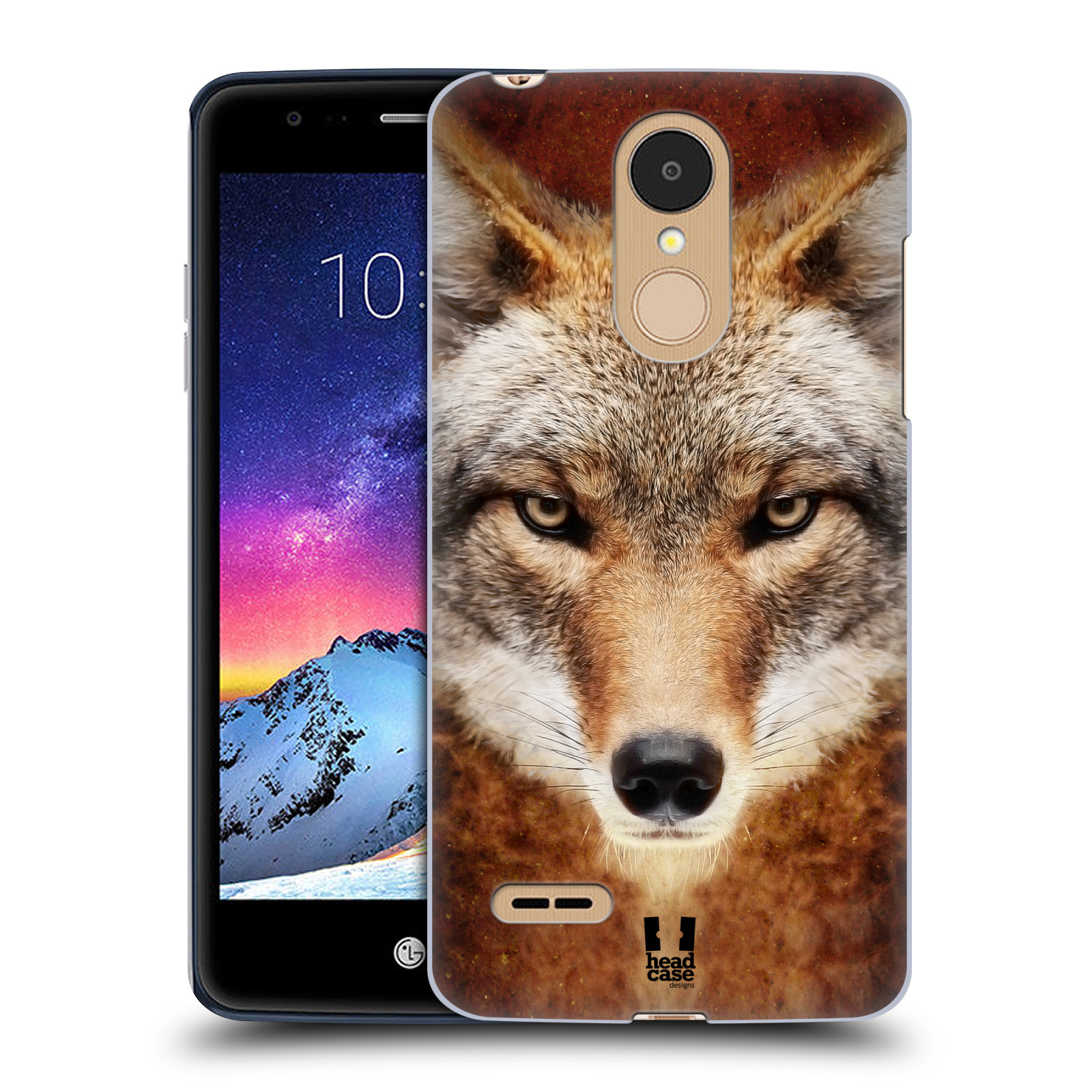 HEAD CASE plastový obal na mobil LG K9 / K8 2018 vzor Zvířecí tváře kojot