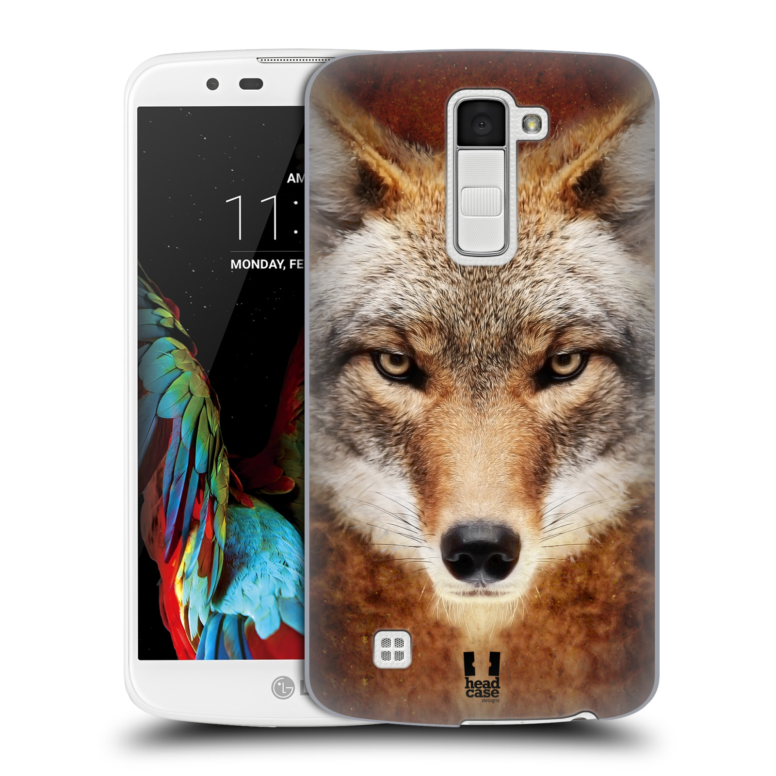 HEAD CASE plastový obal na mobil LG K10 vzor Zvířecí tváře kojot