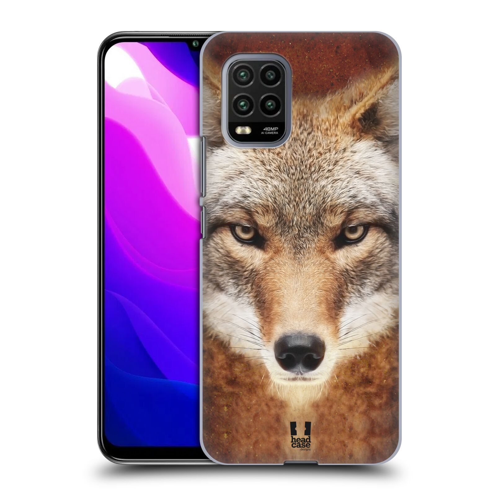 Zadní kryt, obal na mobil Xiaomi Mi 10 LITE vzor Zvířecí tváře kojot
