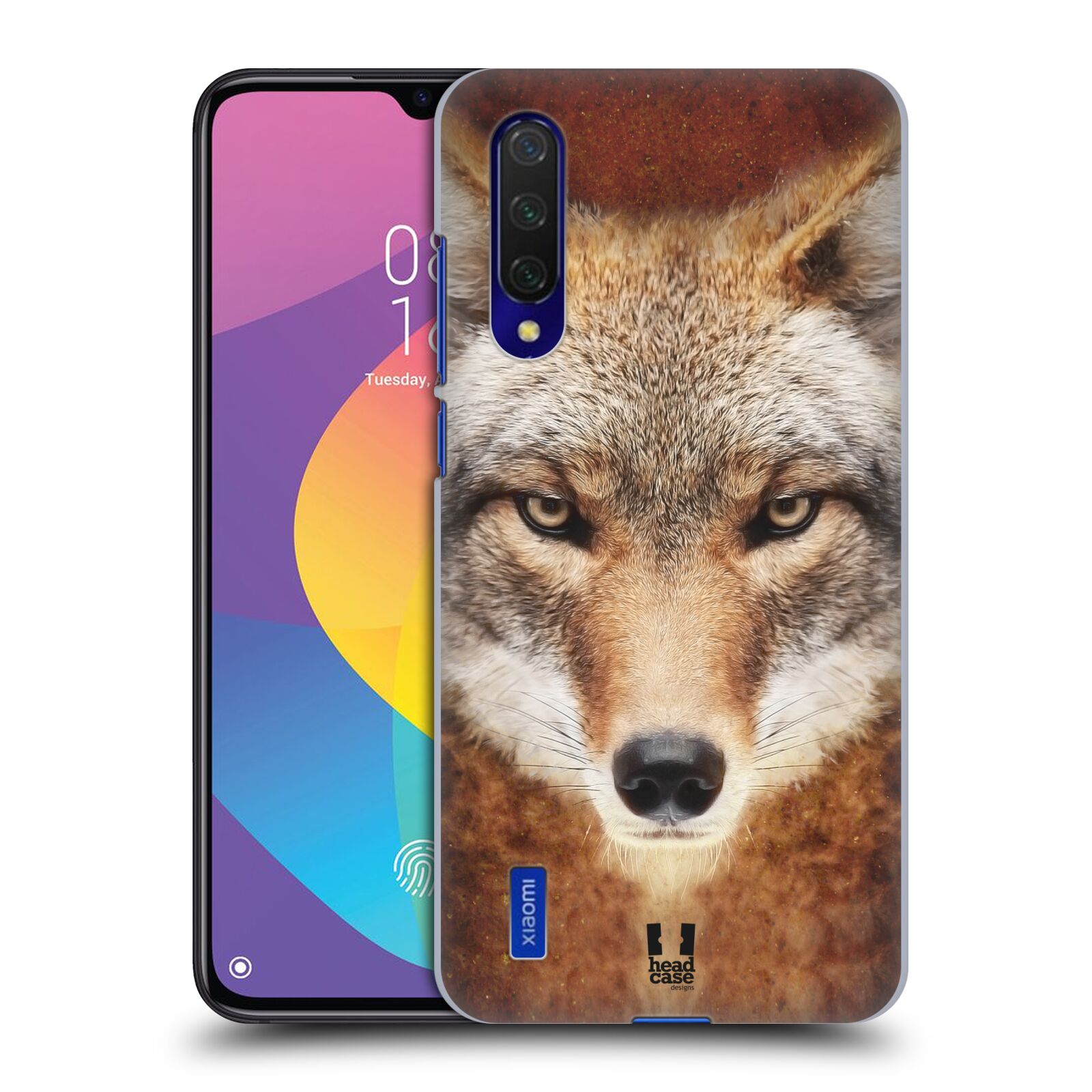 Zadní kryt na mobil Xiaomi MI 9 LITE vzor Zvířecí tváře kojot