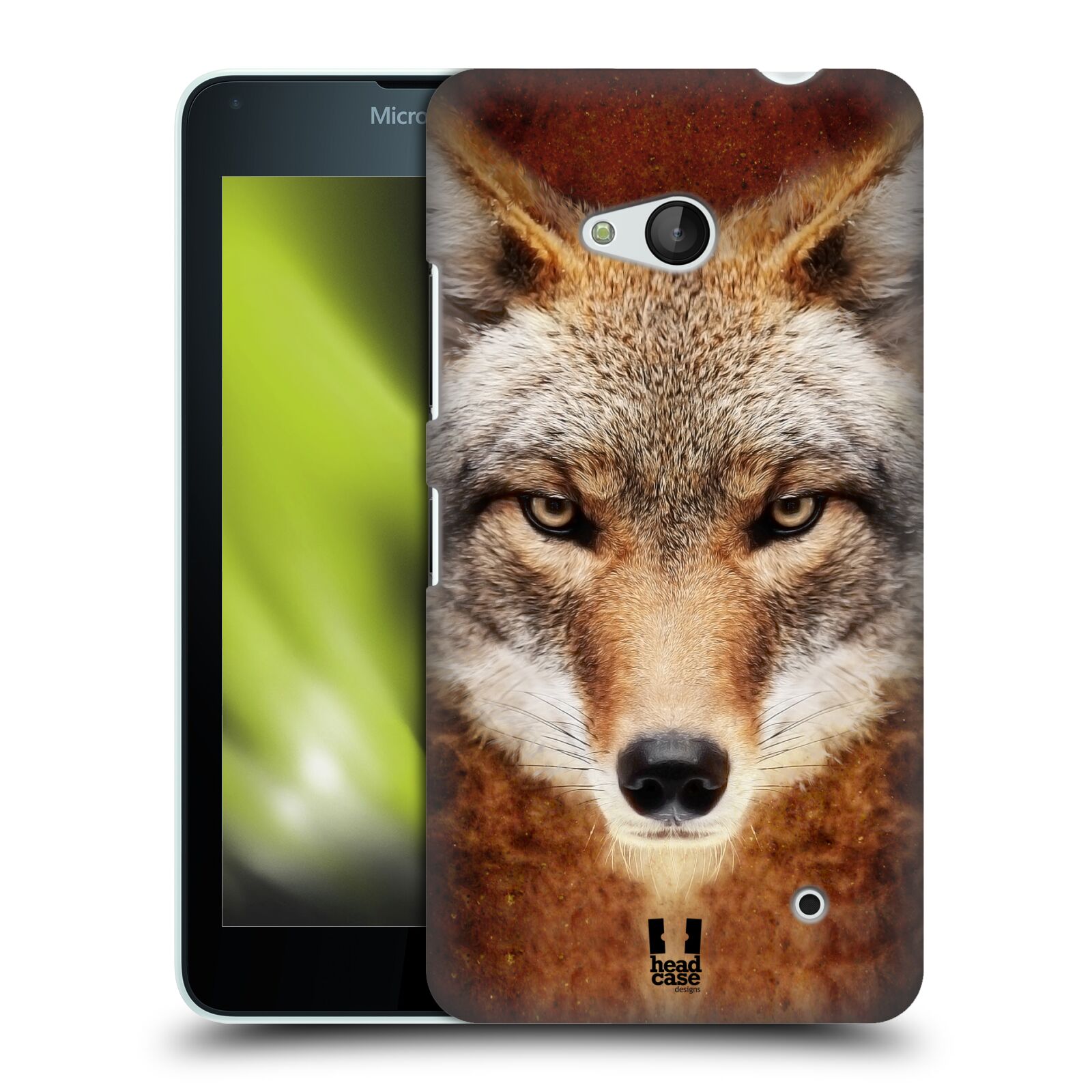 HEAD CASE plastový obal na mobil Nokia Lumia 640 vzor Zvířecí tváře kojot