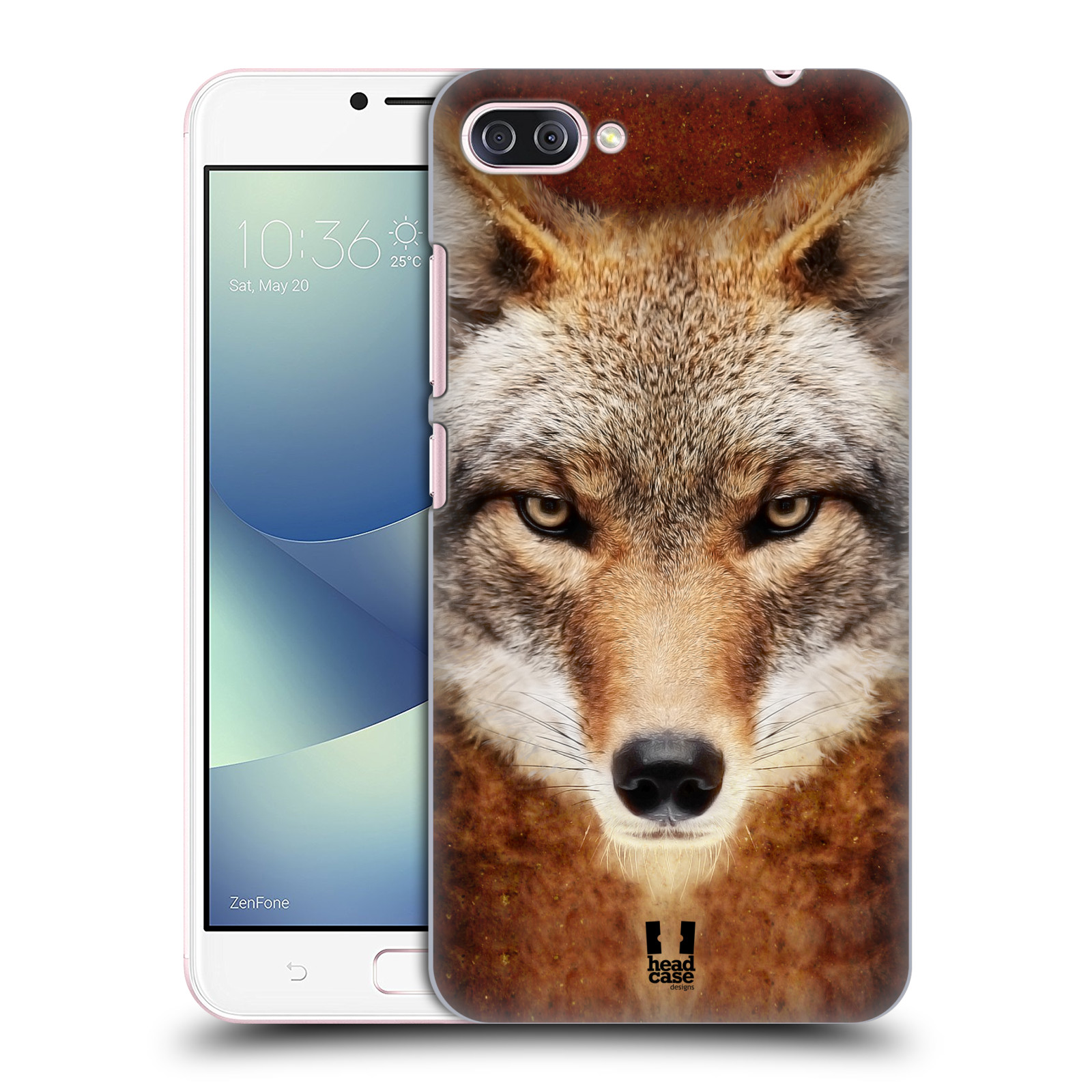 HEAD CASE plastový obal na mobil Asus Zenfone 4 MAX ZC554KL vzor Zvířecí tváře kojot