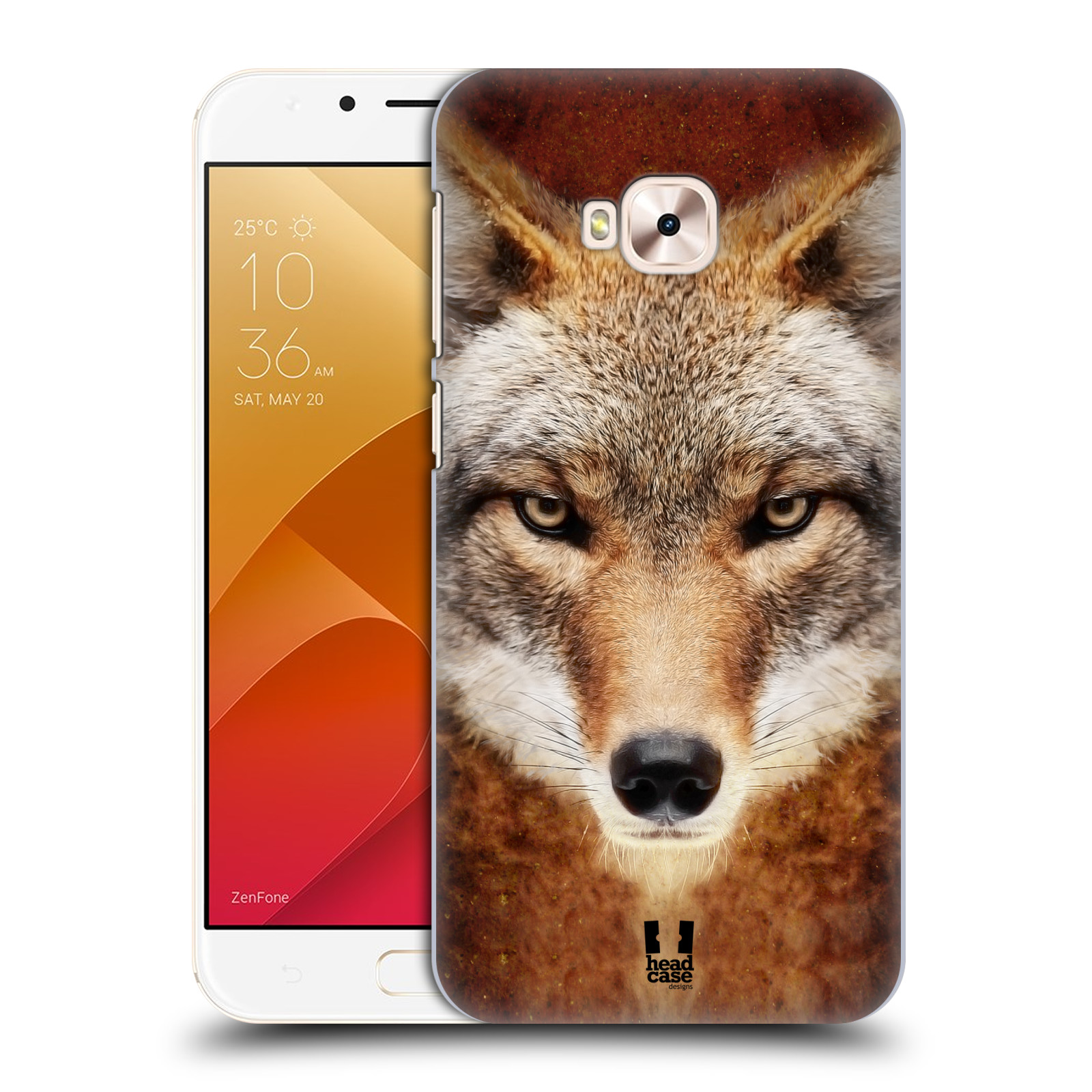 HEAD CASE plastový obal na mobil Asus Zenfone 4 Selfie Pro ZD552KL vzor Zvířecí tváře kojot