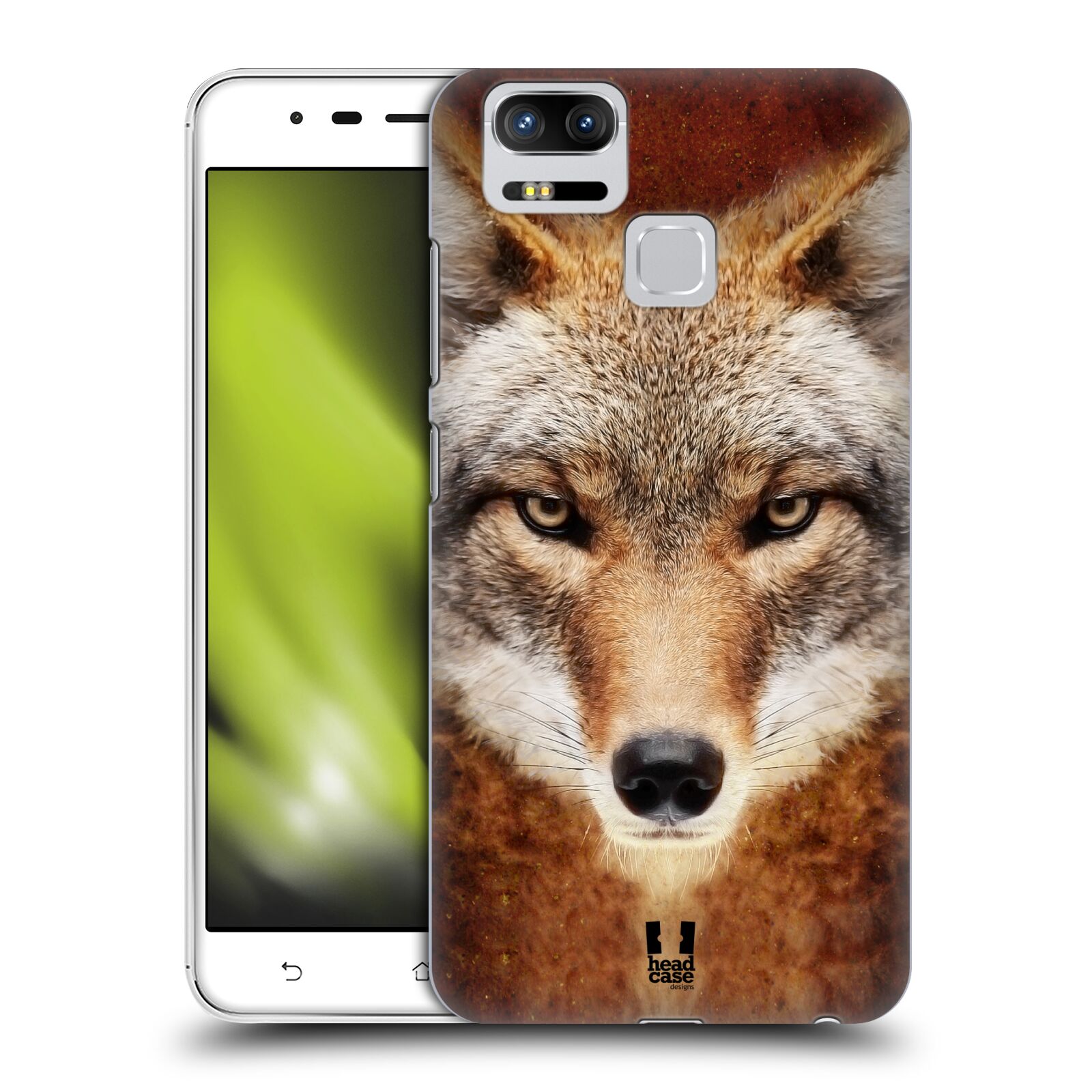 HEAD CASE plastový obal na mobil Asus Zenfone 3 Zoom ZE553KL vzor Zvířecí tváře kojot