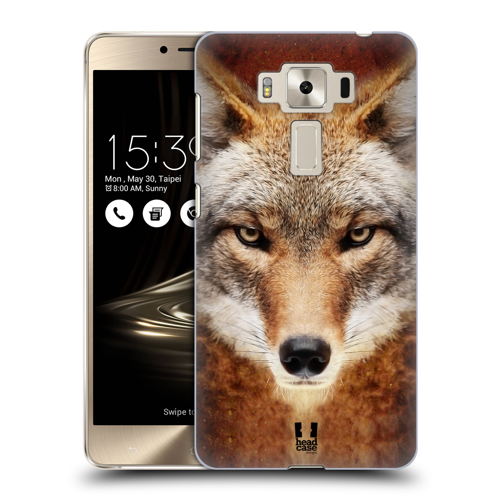 HEAD CASE plastový obal na mobil Asus Zenfone 3 DELUXE ZS550KL vzor Zvířecí tváře kojot