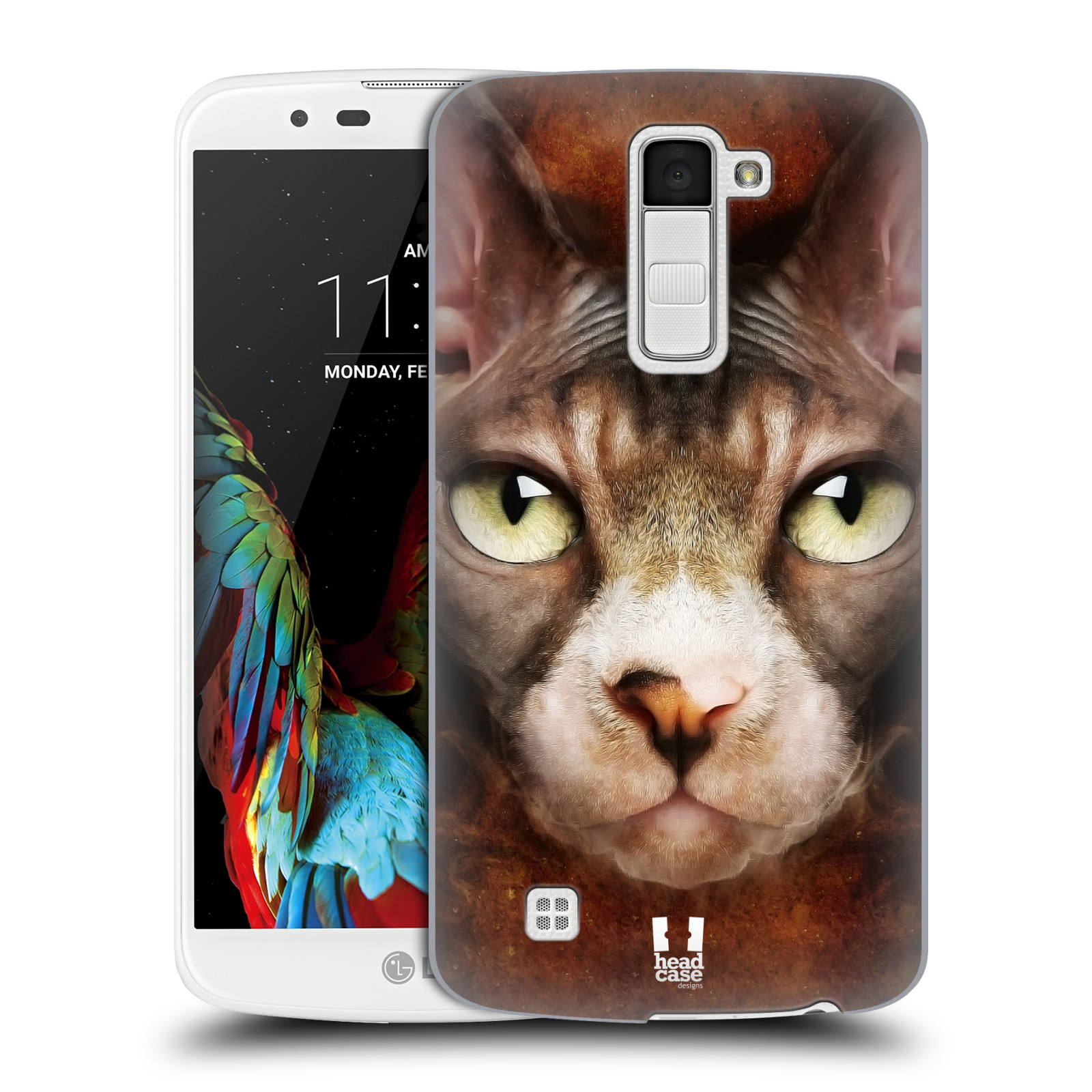 HEAD CASE plastový obal na mobil LG K10 vzor Zvířecí tváře kočka sphynx