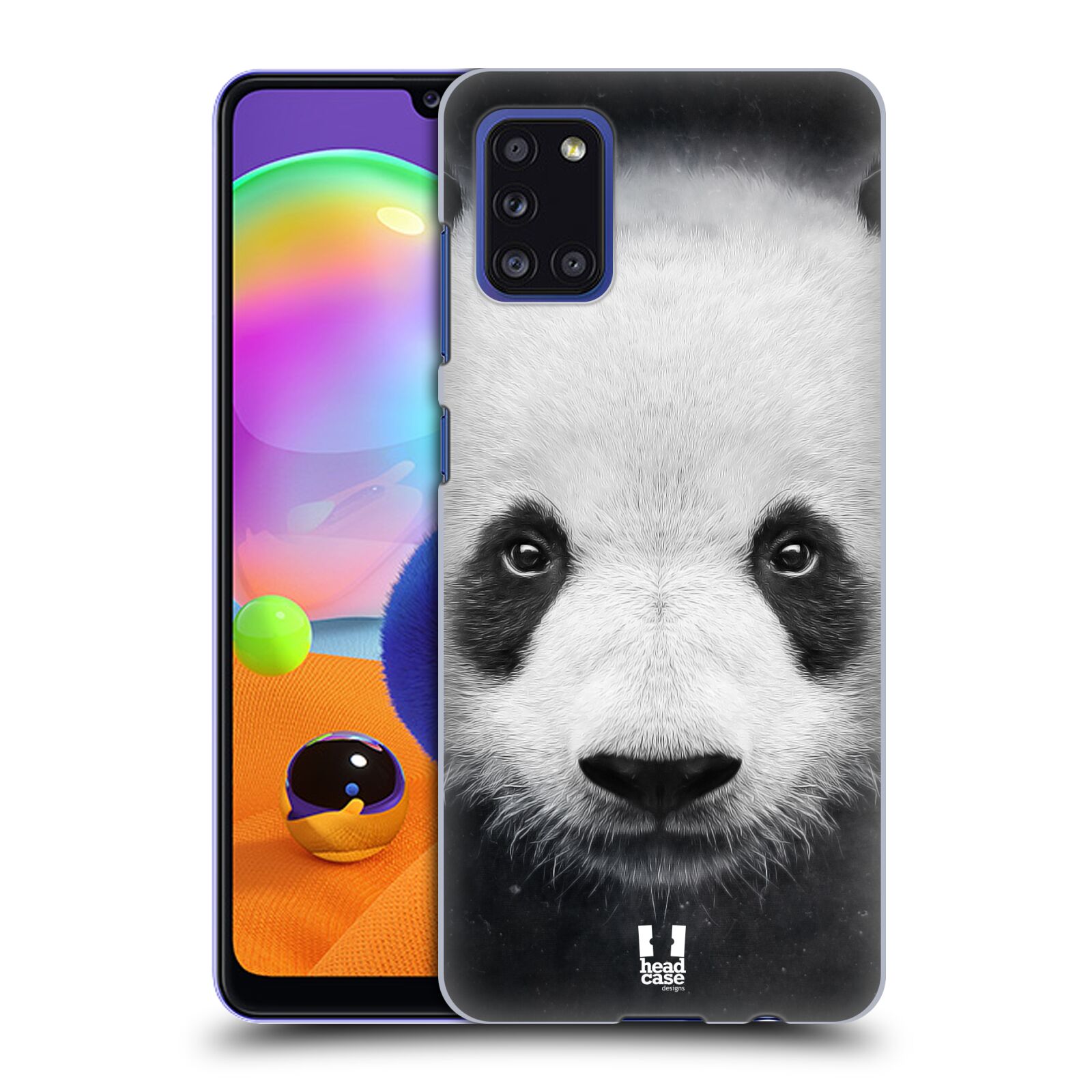 Zadní kryt na mobil Samsung Galaxy A31 vzor Zvířecí tváře medvěd panda