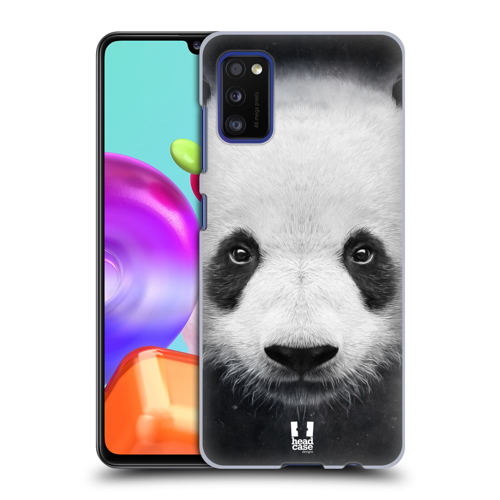 Zadní kryt na mobil Samsung Galaxy A41 vzor Zvířecí tváře medvěd panda