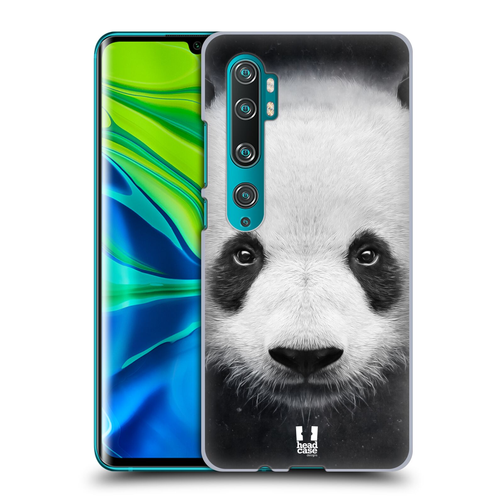 Pouzdro na mobil Xiaomi Mi Note 10 / Mi Note 10 PRO - HEAD CASE - vzor Zvířecí tváře medvěd panda