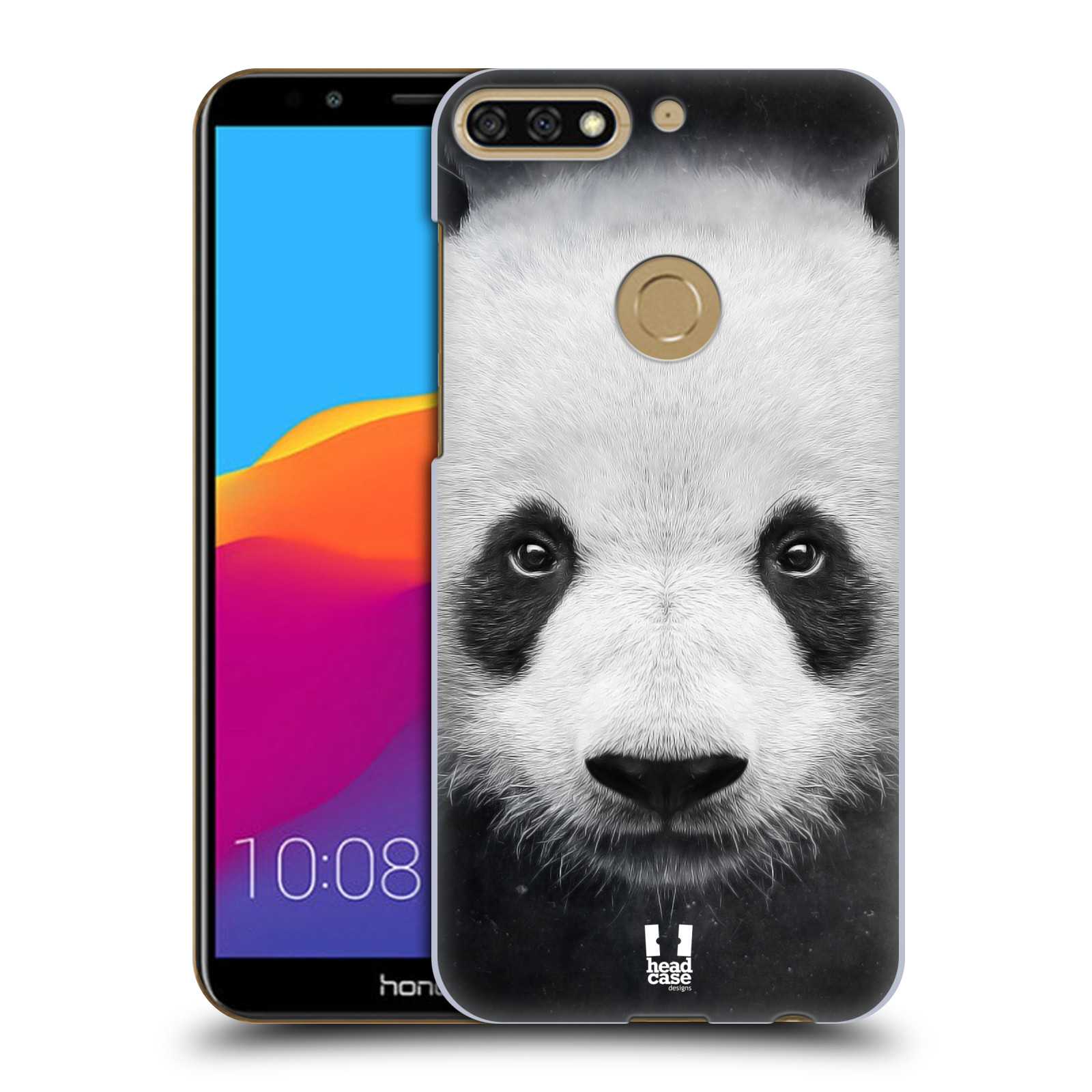HEAD CASE plastový obal na mobil Honor 7c vzor Zvířecí tváře medvěd panda