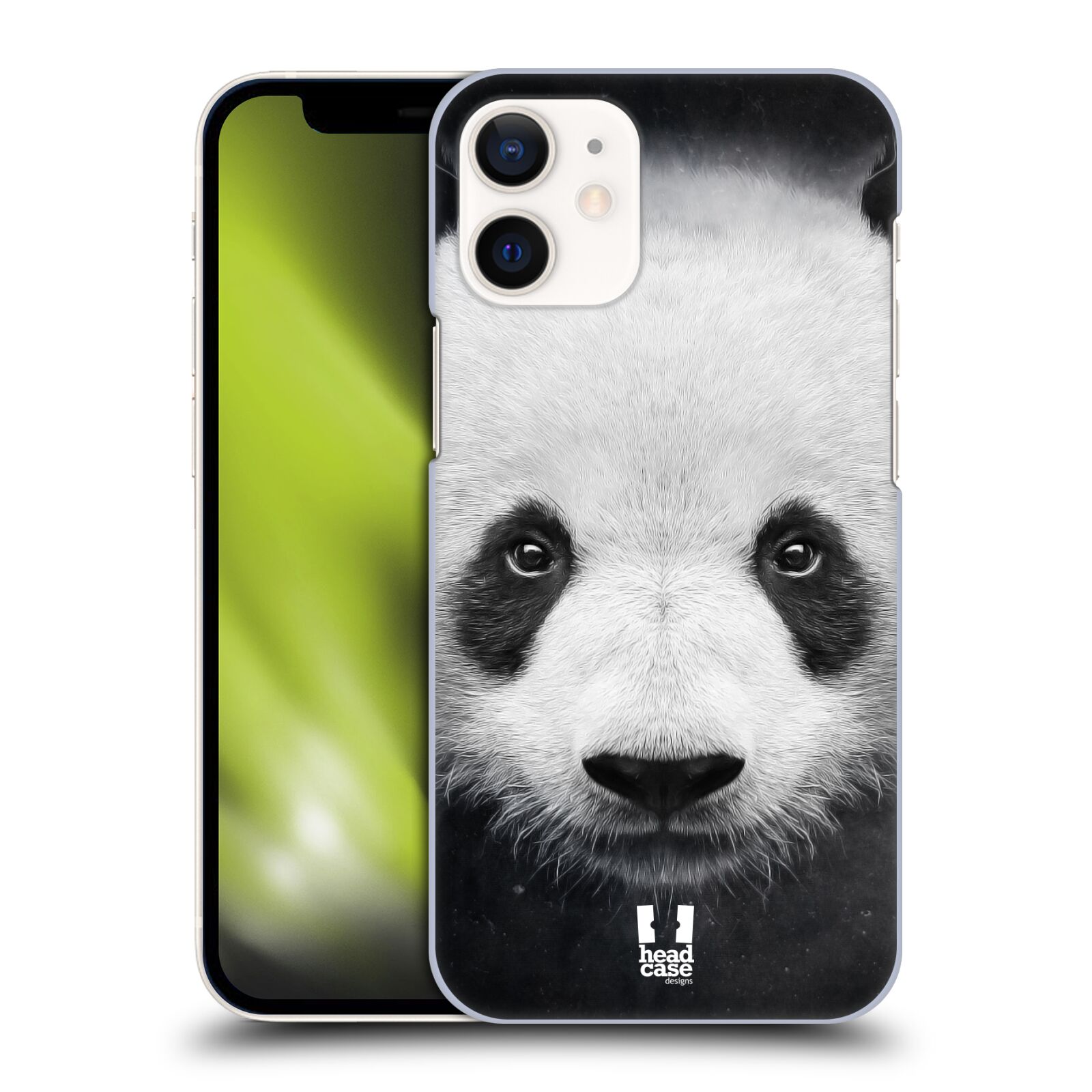 Plastový obal na mobil Apple Iphone 12 MINI vzor Zvířecí tváře medvěd panda