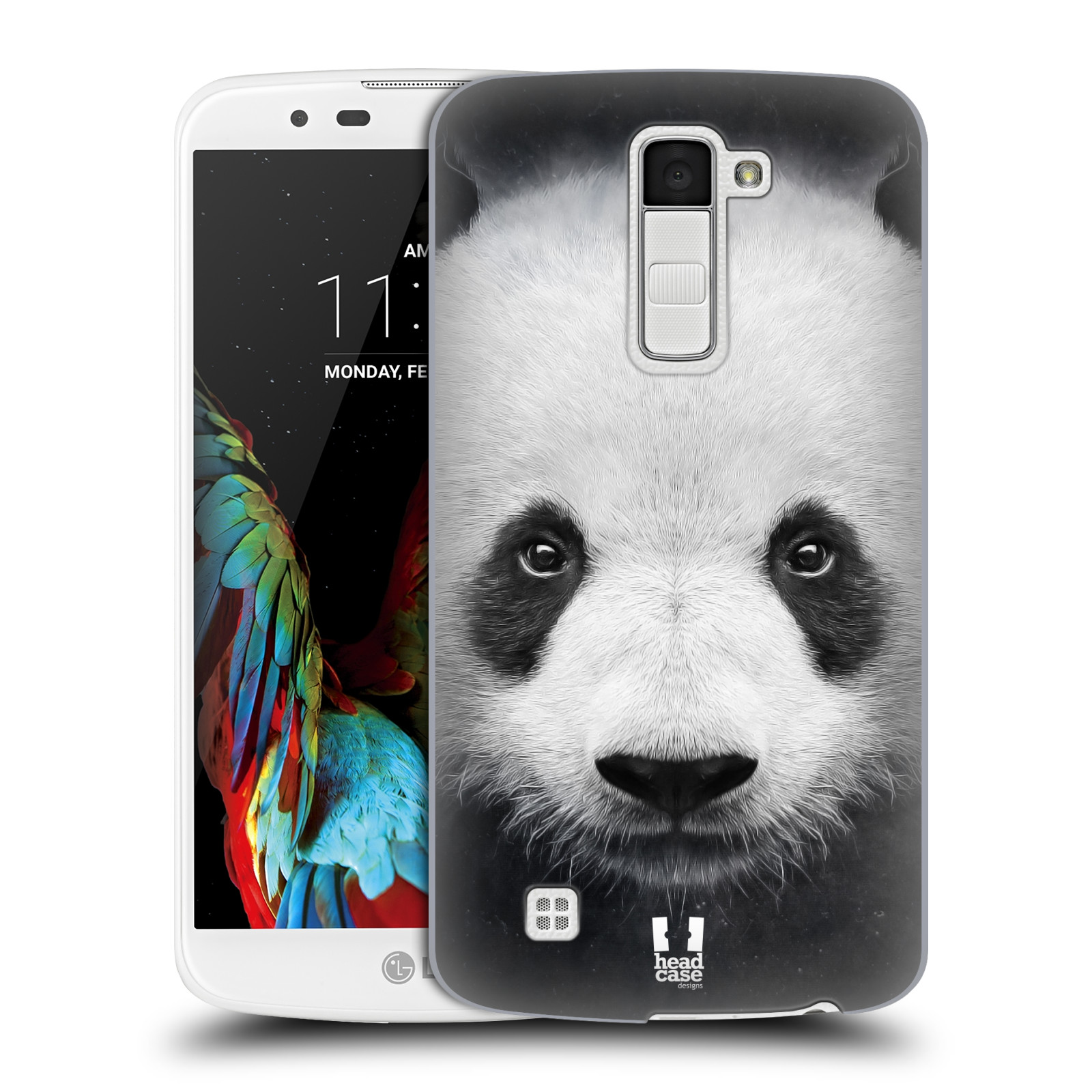 HEAD CASE plastový obal na mobil LG K10 vzor Zvířecí tváře medvěd panda