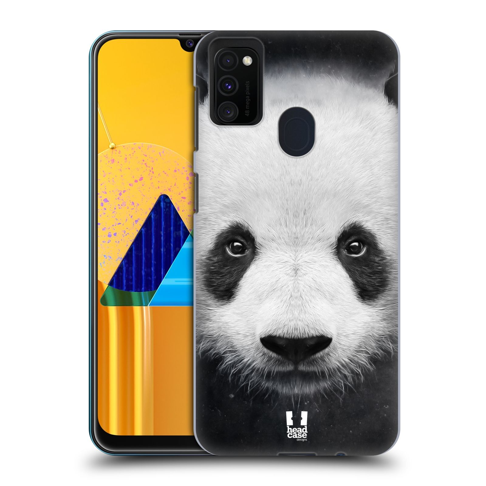 Zadní kryt na mobil Samsung Galaxy M21 vzor Zvířecí tváře medvěd panda