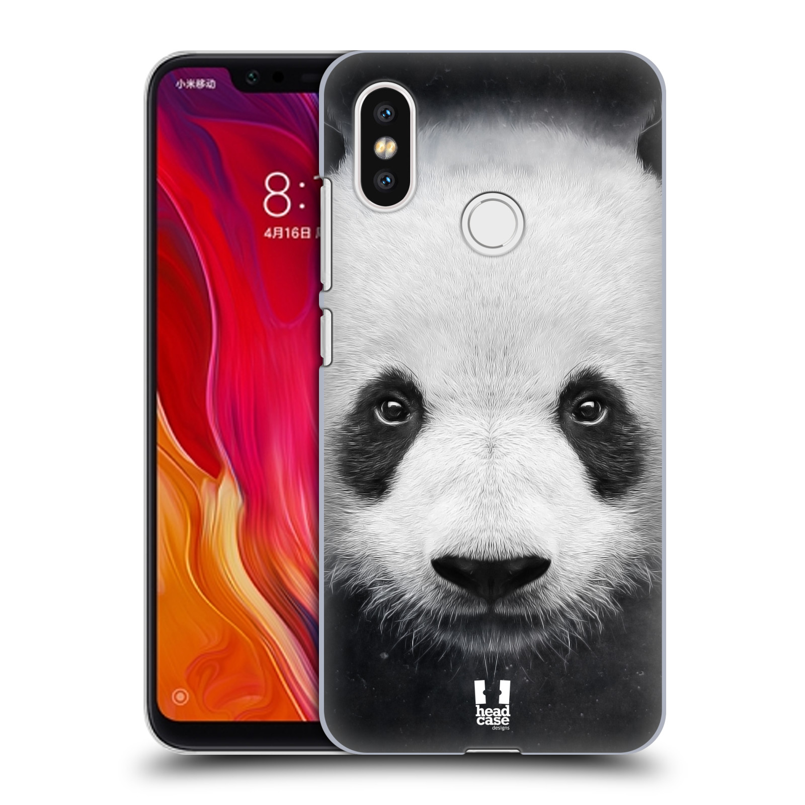 HEAD CASE plastový obal na mobil Xiaomi Mi 8 vzor Zvířecí tváře medvěd panda