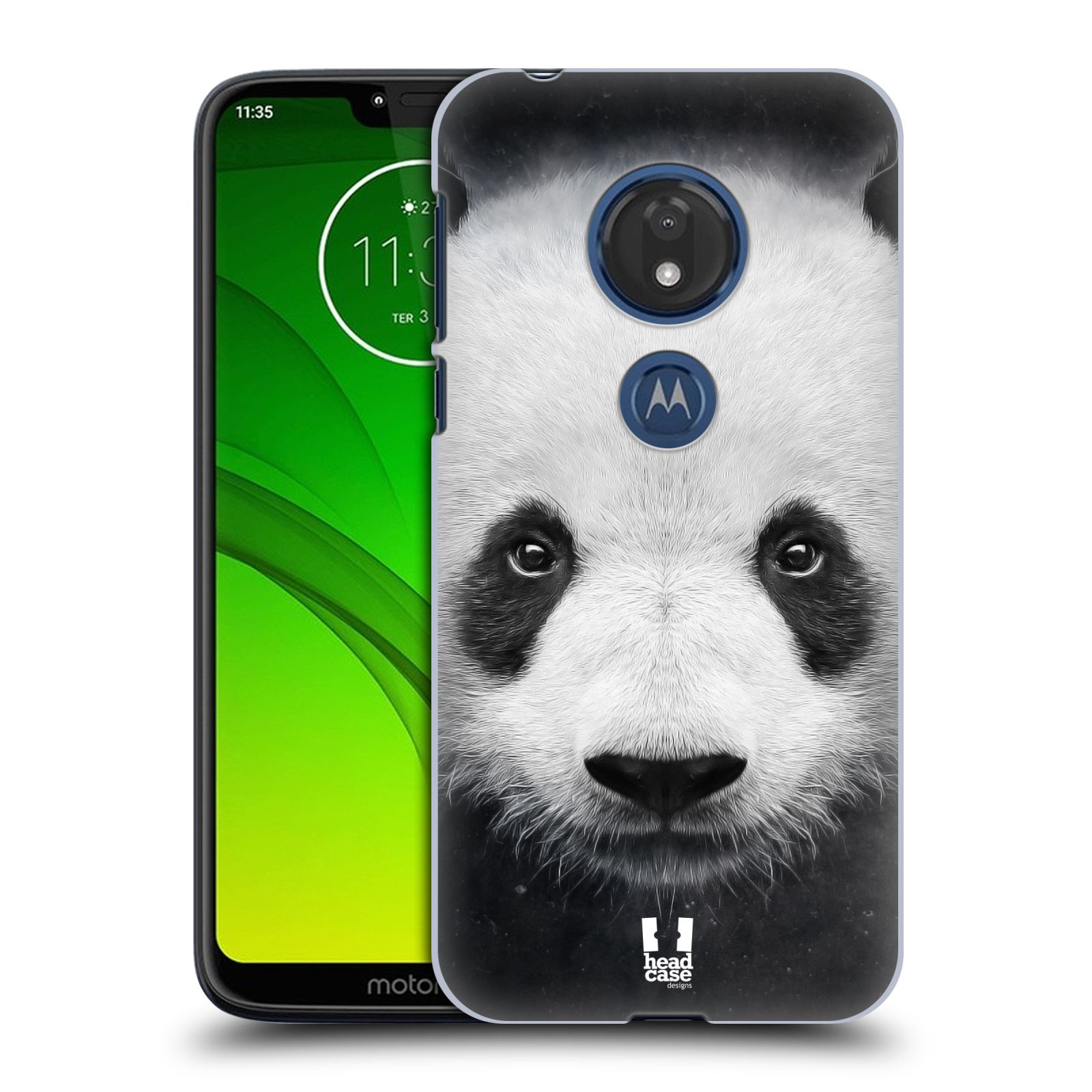 Pouzdro na mobil Motorola Moto G7 Play vzor Zvířecí tváře medvěd panda