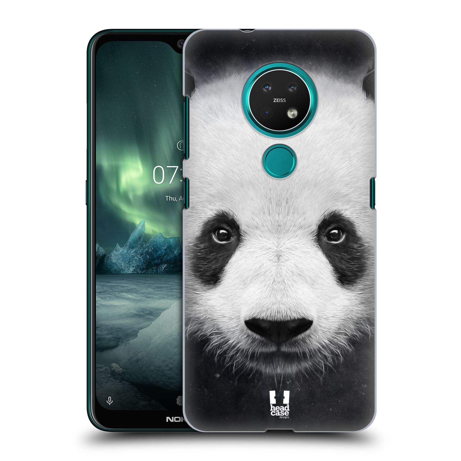 Pouzdro na mobil NOKIA 7.2 - HEAD CASE - vzor Zvířecí tváře medvěd panda