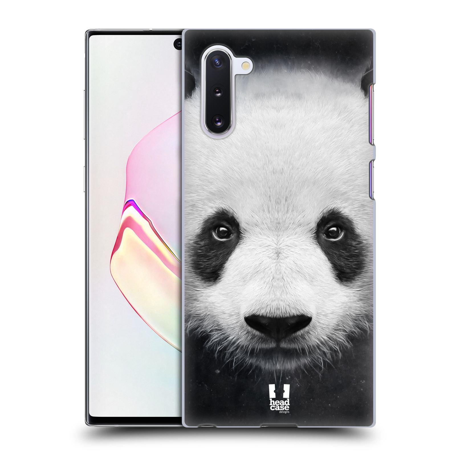 Pouzdro na mobil Samsung Galaxy Note 10 - HEAD CASE - vzor Zvířecí tváře medvěd panda