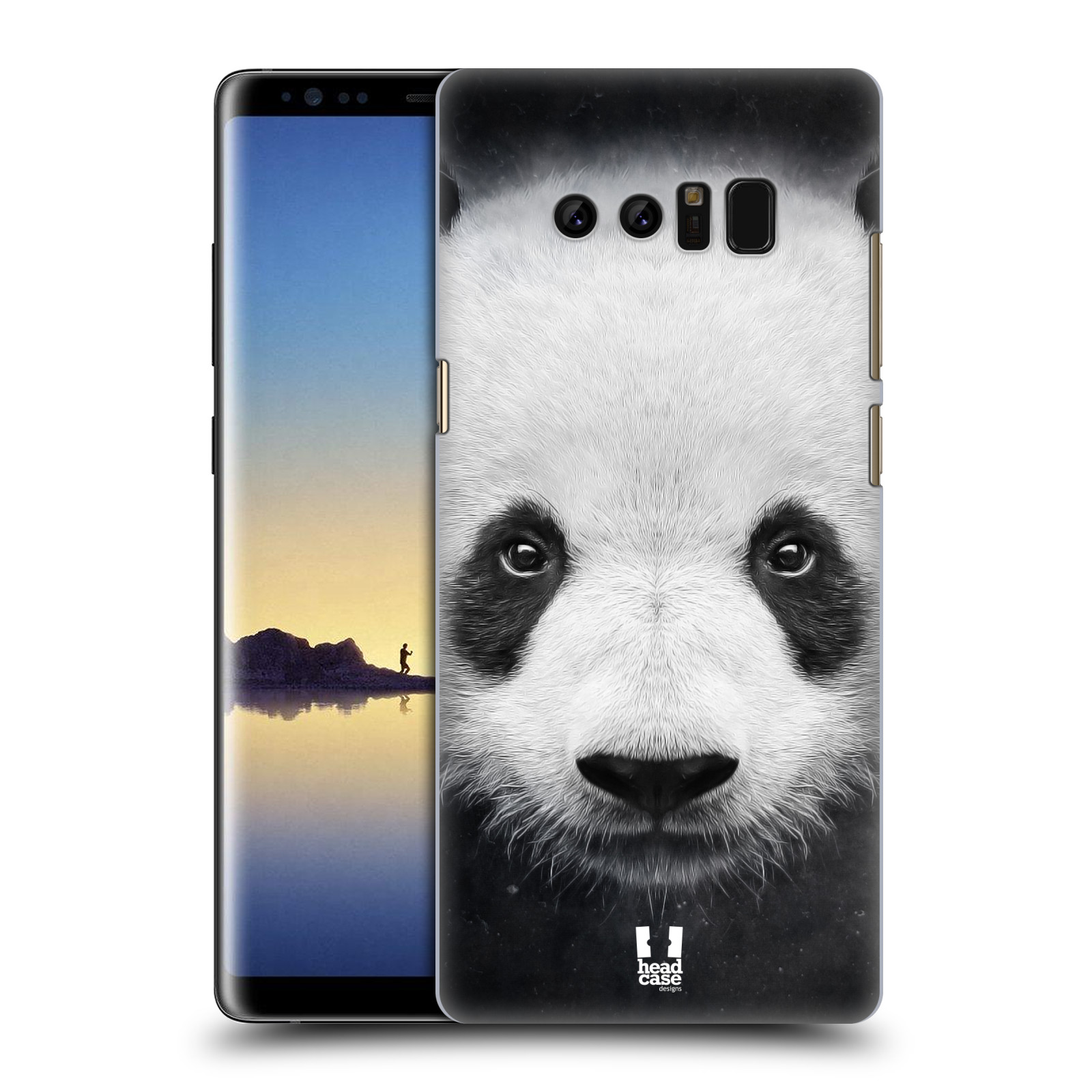 HEAD CASE plastový obal na mobil Samsung Galaxy Note 8 vzor Zvířecí tváře medvěd panda