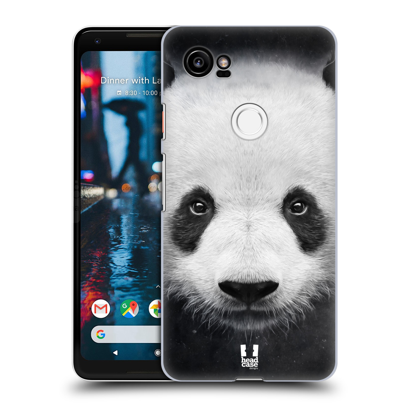 HEAD CASE plastový obal na mobil Google Pixel 2 XL vzor Zvířecí tváře medvěd panda