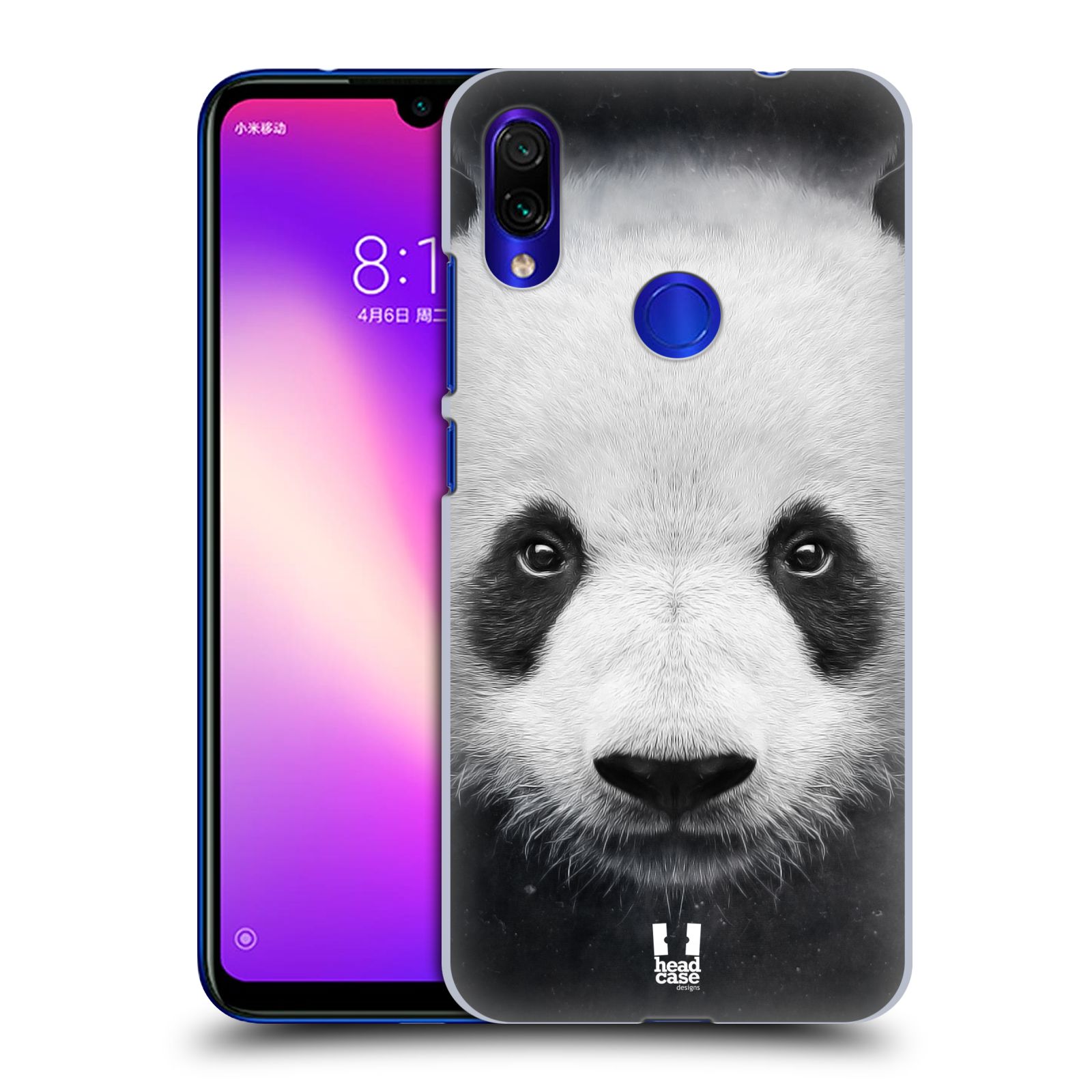 Pouzdro na mobil Xiaomi Redmi Note 7 - Head Case - vzor Zvířecí tváře medvěd panda