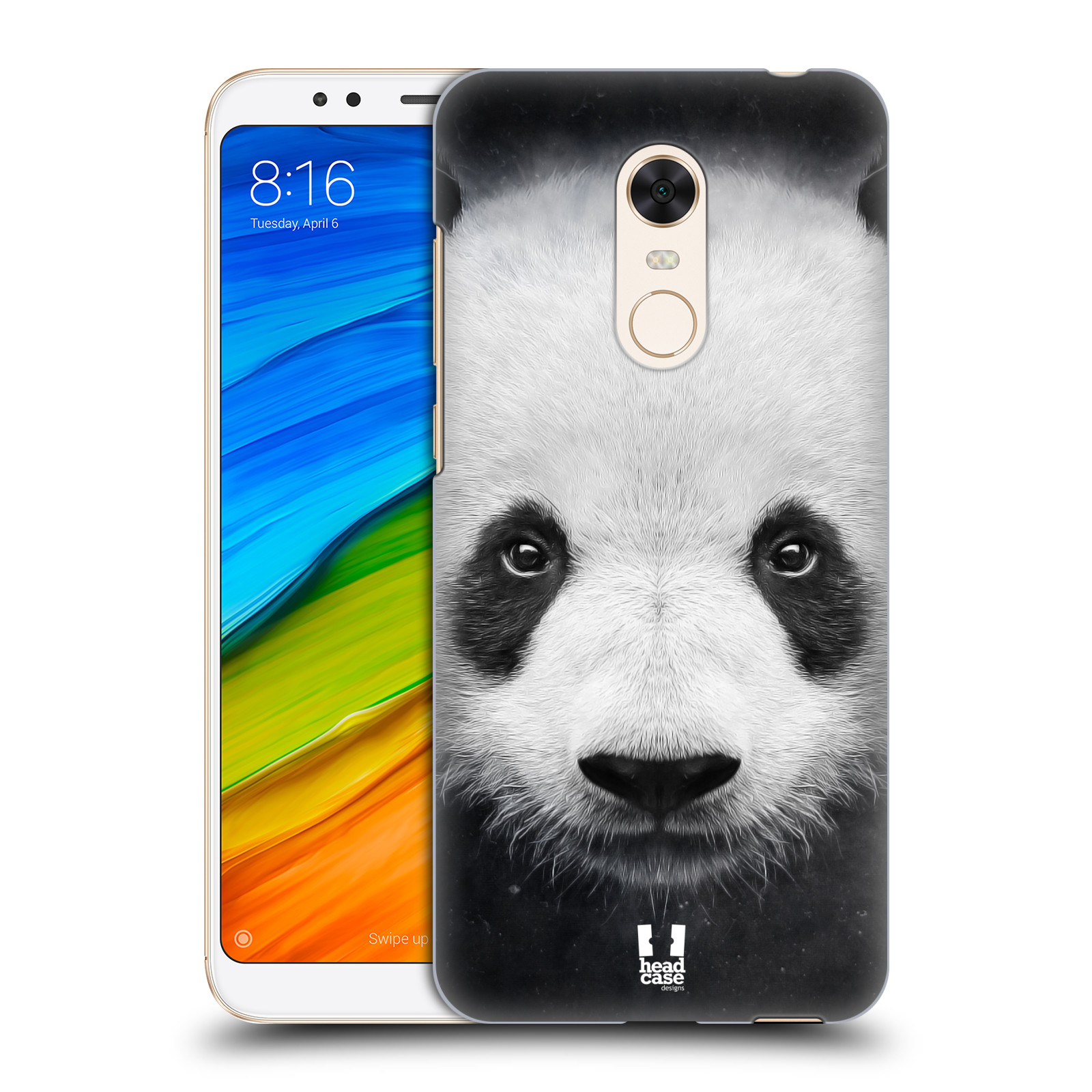 HEAD CASE plastový obal na mobil Xiaomi Redmi 5 PLUS vzor Zvířecí tváře medvěd panda