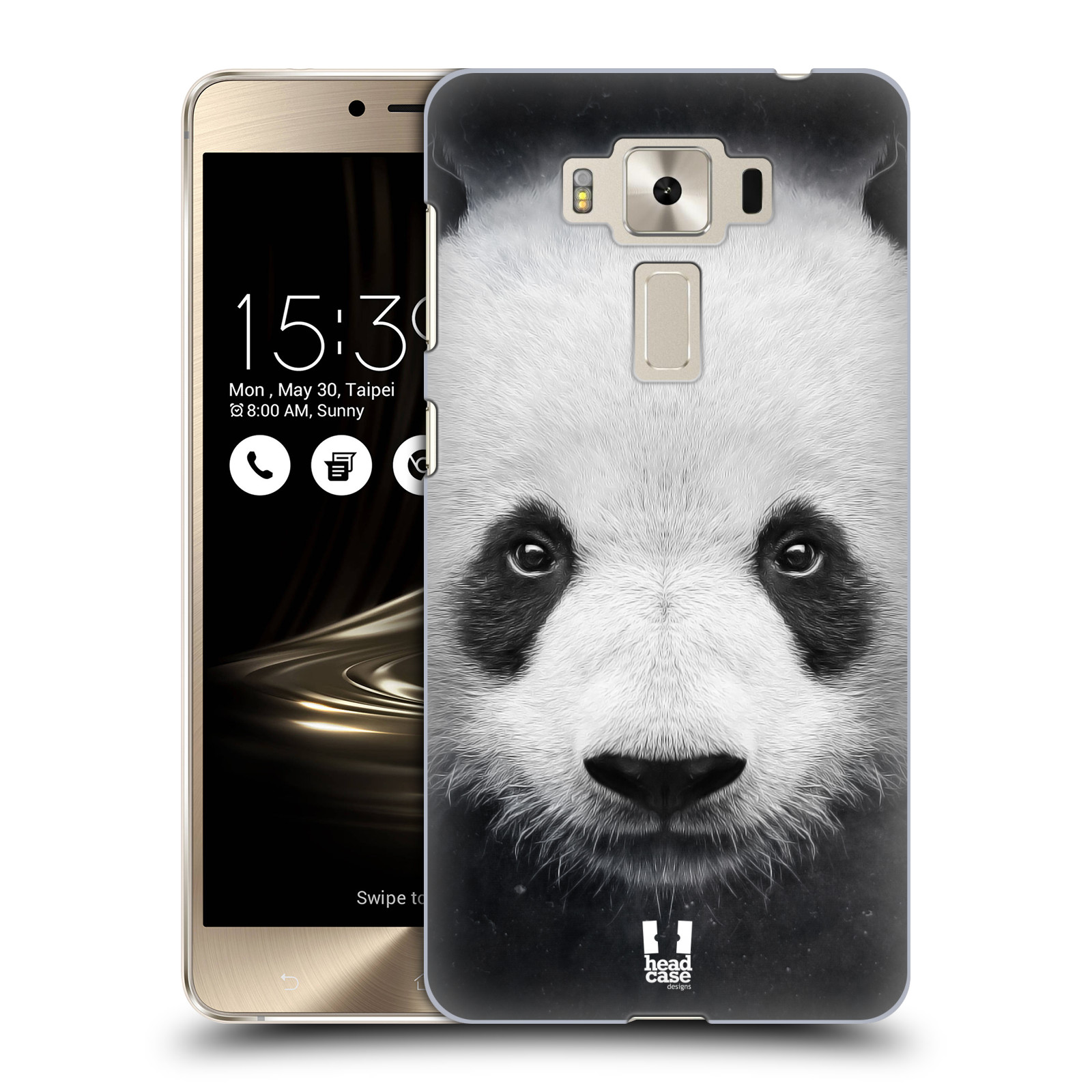 HEAD CASE plastový obal na mobil Asus Zenfone 3 DELUXE ZS550KL vzor Zvířecí tváře medvěd panda