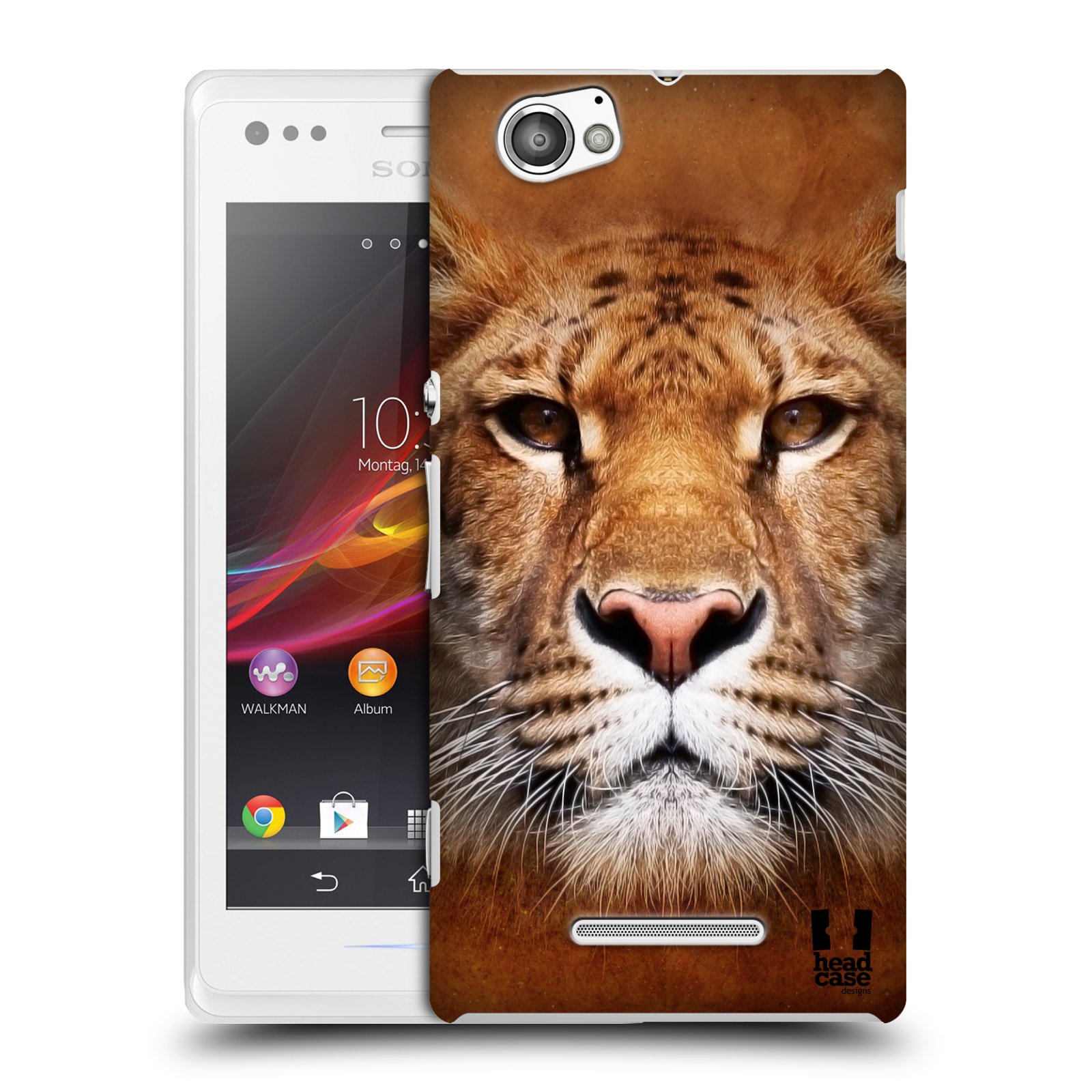 HEAD CASE plastový obal na mobil Sony Xperia M vzor Zvířecí tváře Sibiřský tygr