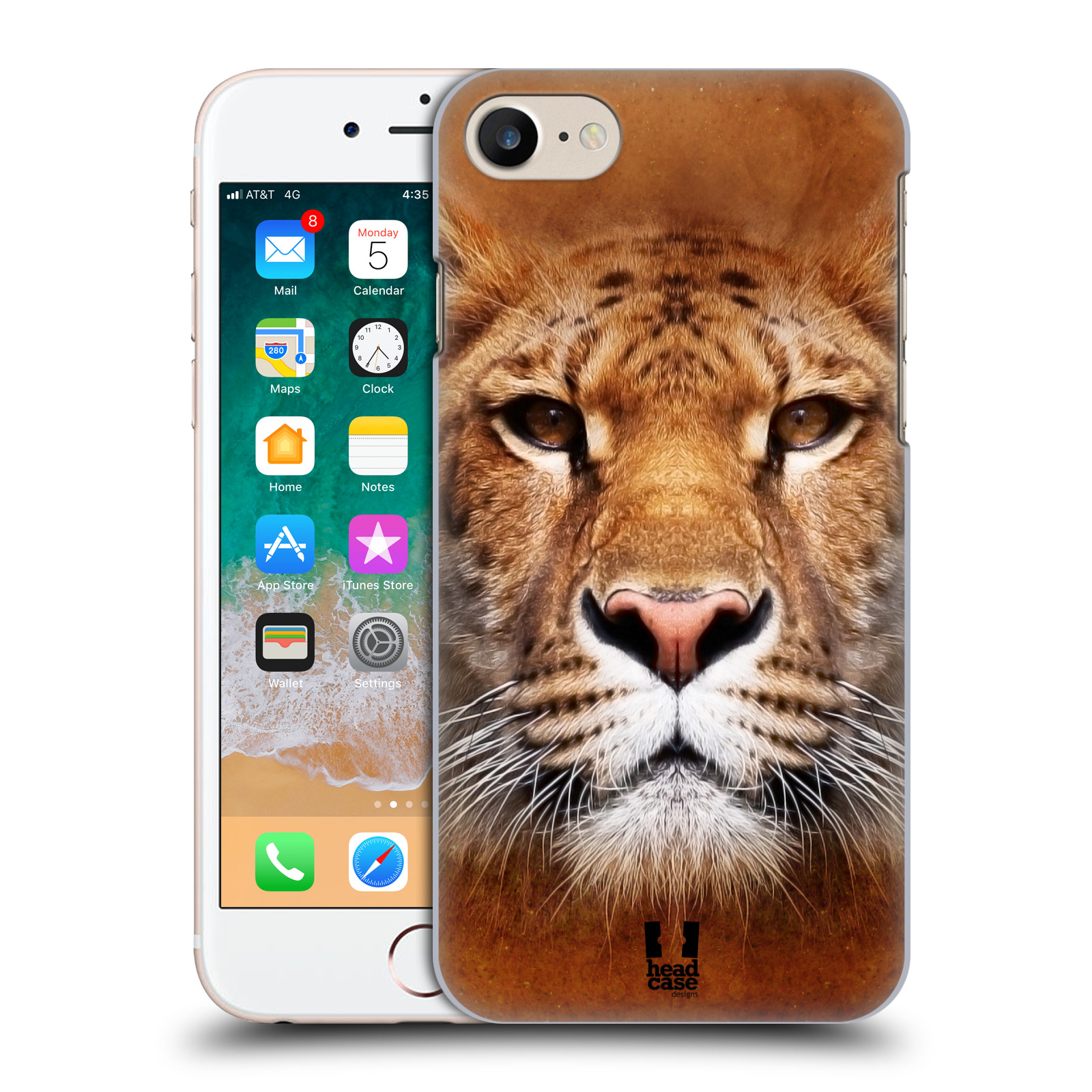 HEAD CASE plastový obal na mobil Apple Iphone 7 vzor Zvířecí tváře Sibiřský tygr