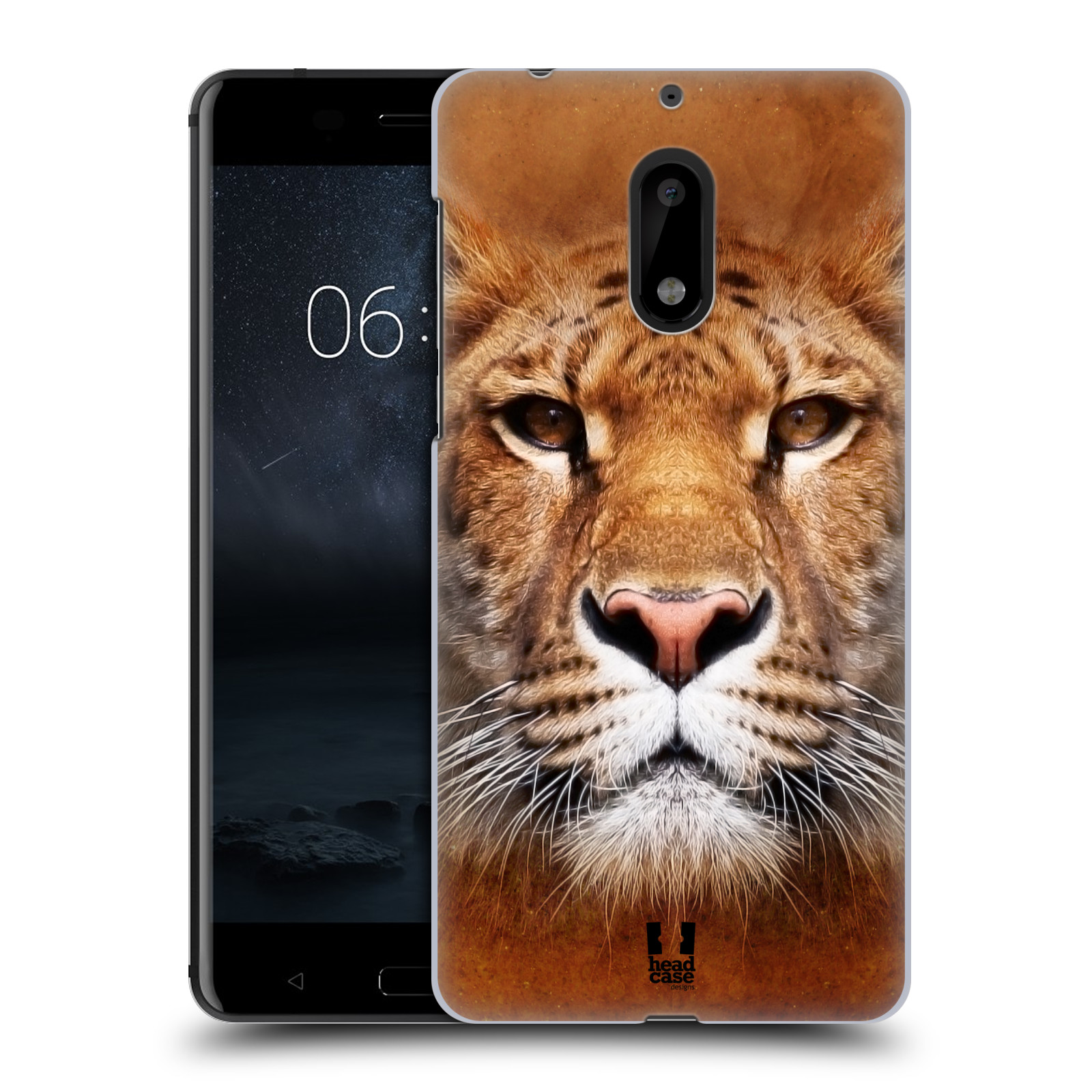 HEAD CASE plastový obal na mobil Nokia 6 vzor Zvířecí tváře Sibiřský tygr