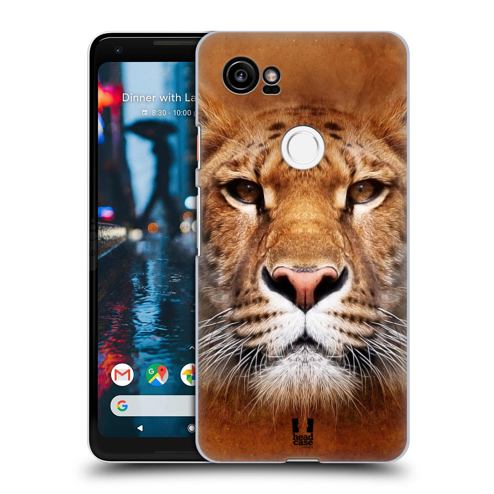HEAD CASE plastový obal na mobil Google Pixel 2 XL vzor Zvířecí tváře Sibiřský tygr