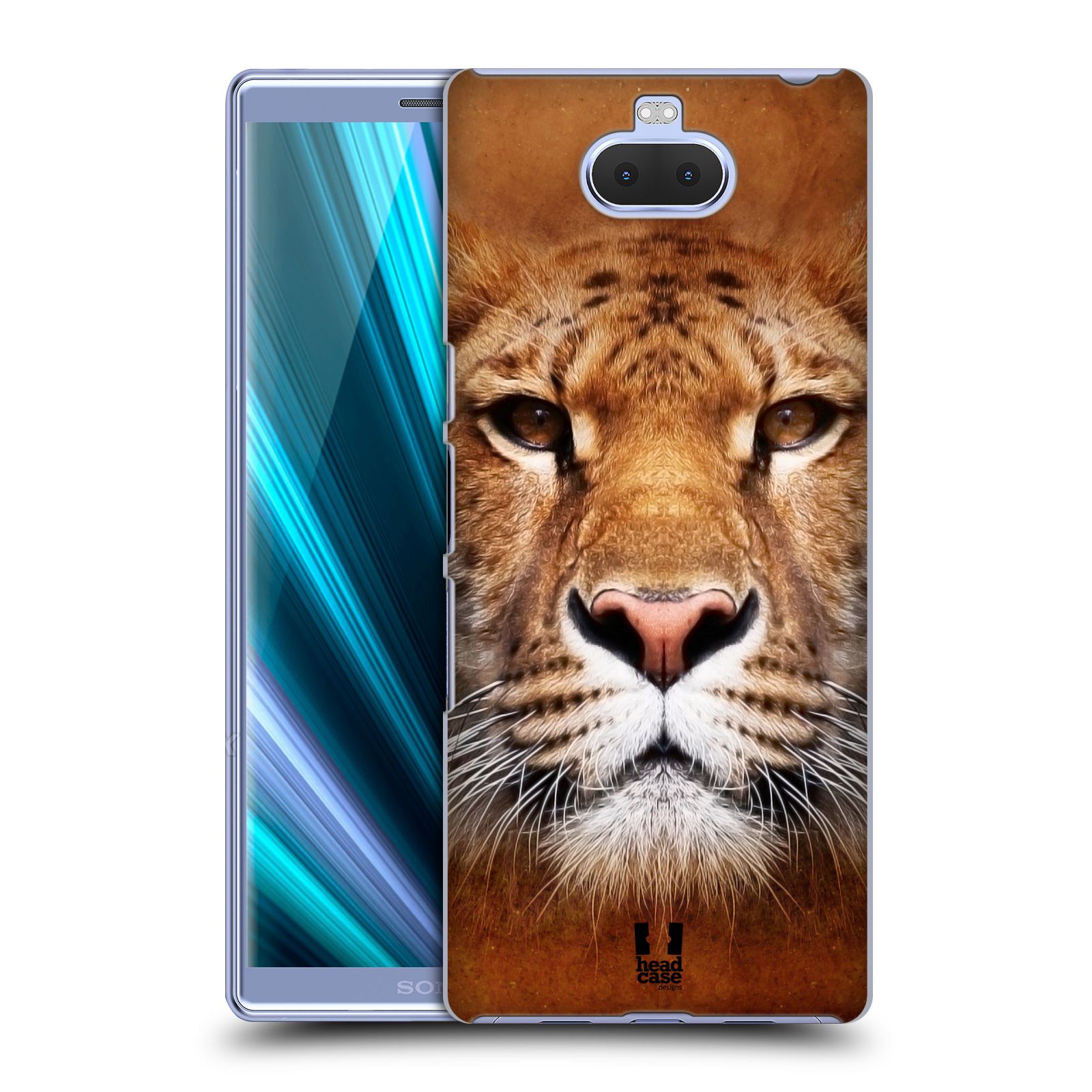 Pouzdro na mobil Sony Xperia 10 - Head Case - vzor Zvířecí tváře Sibiřský tygr
