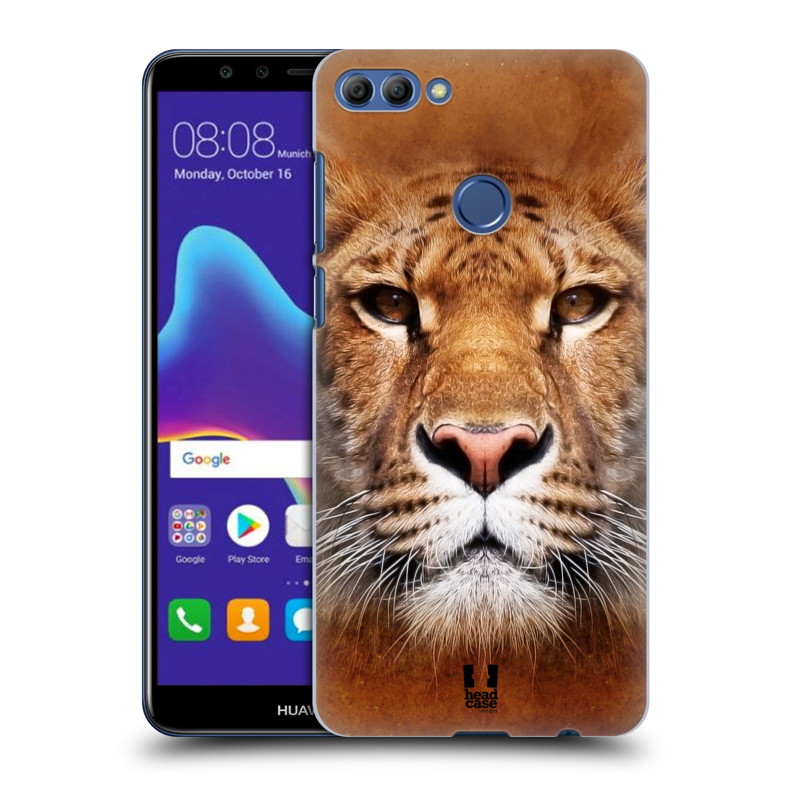HEAD CASE plastový obal na mobil Huawei Y9 2018 vzor Zvířecí tváře Sibiřský tygr