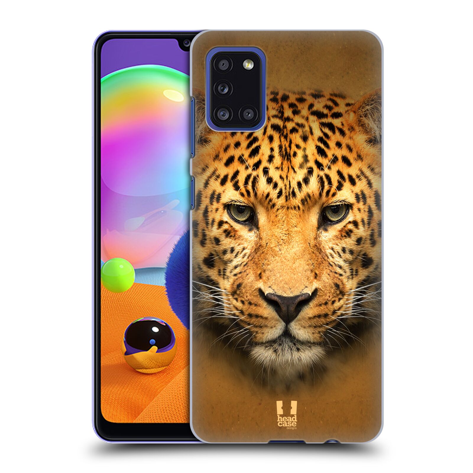 Zadní kryt na mobil Samsung Galaxy A31 vzor Zvířecí tváře 2 leopard