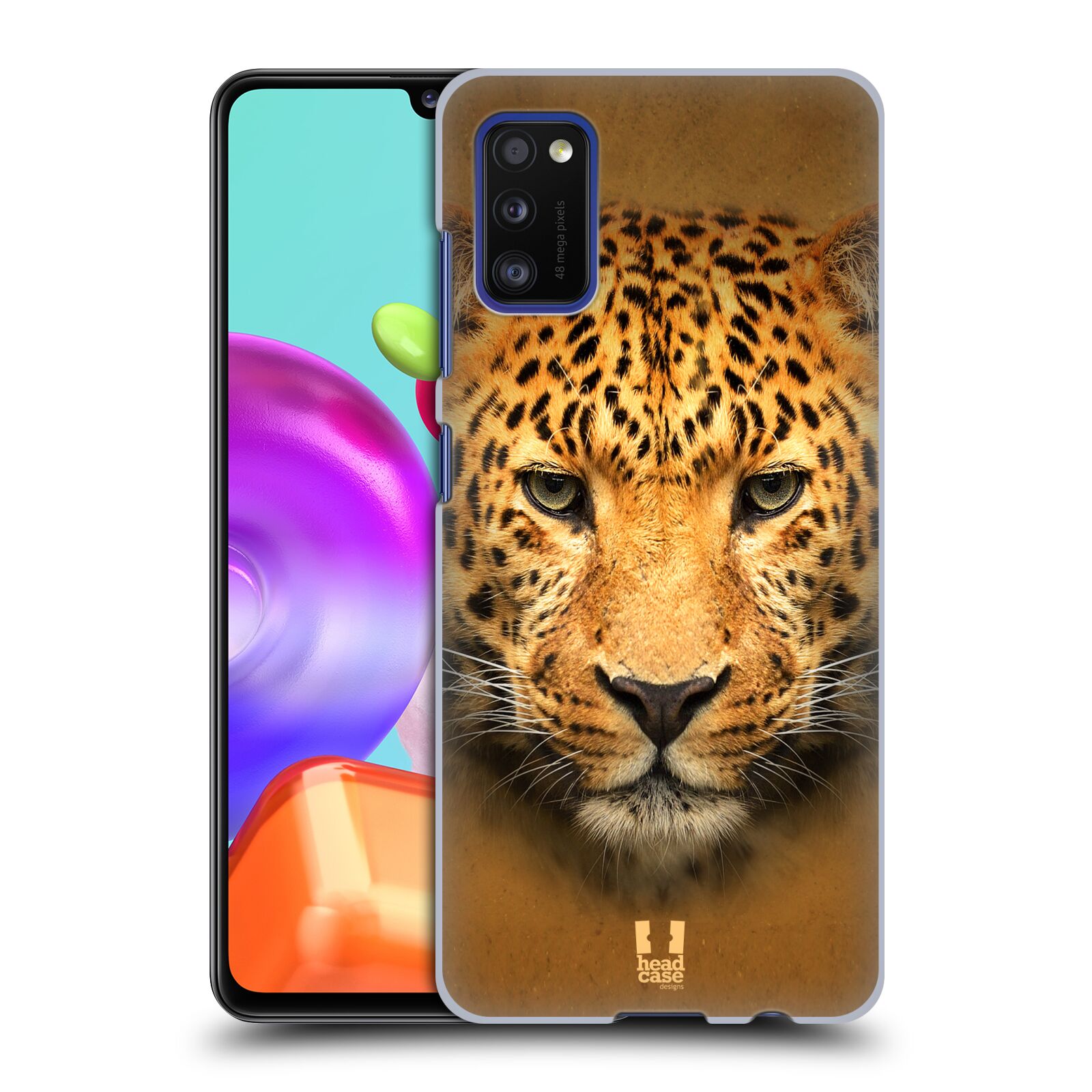 Zadní kryt na mobil Samsung Galaxy A41 vzor Zvířecí tváře 2 leopard