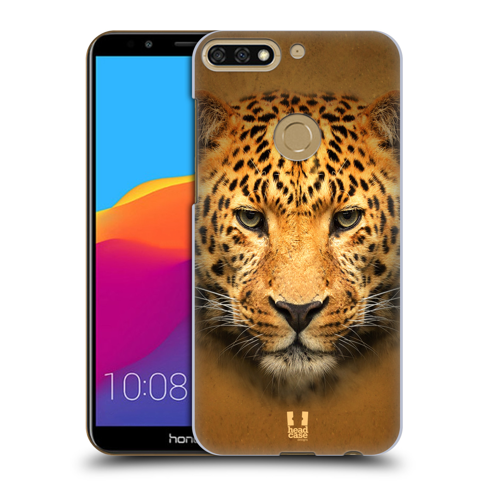 HEAD CASE plastový obal na mobil Honor 7c vzor Zvířecí tváře 2 leopard