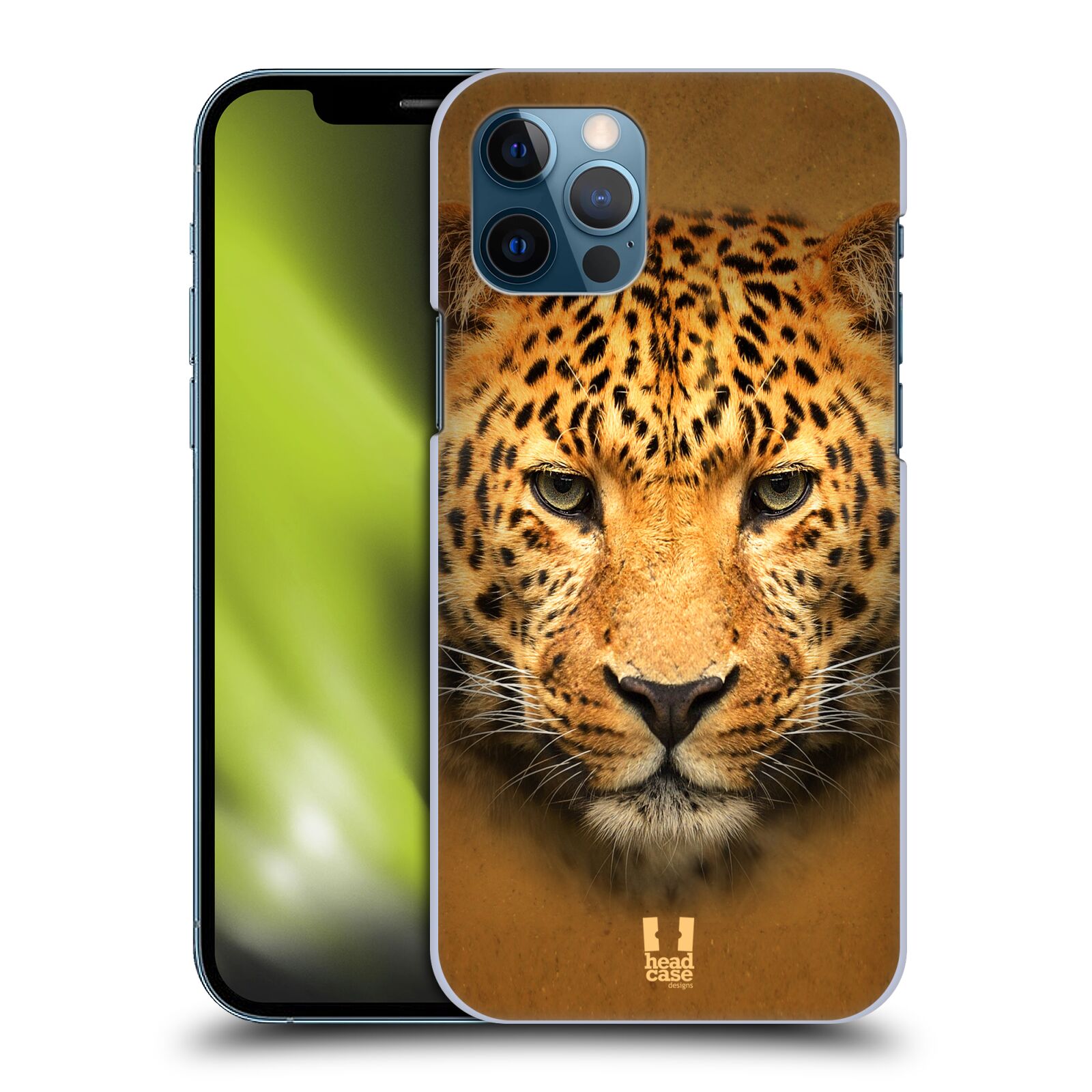 HEAD CASE plastový obal na mobil Apple Iphone 12 / Iphone 12 PRO vzor Zvířecí tváře 2 leopard