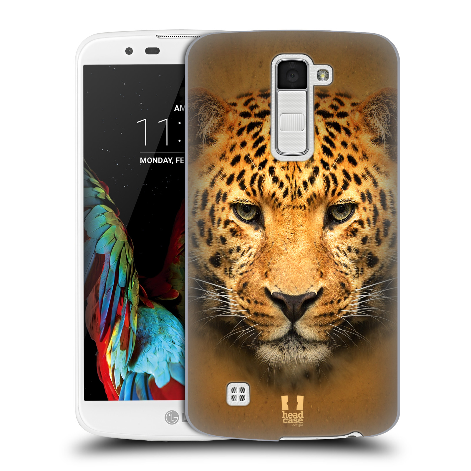 HEAD CASE plastový obal na mobil LG K10 vzor Zvířecí tváře 2 leopard