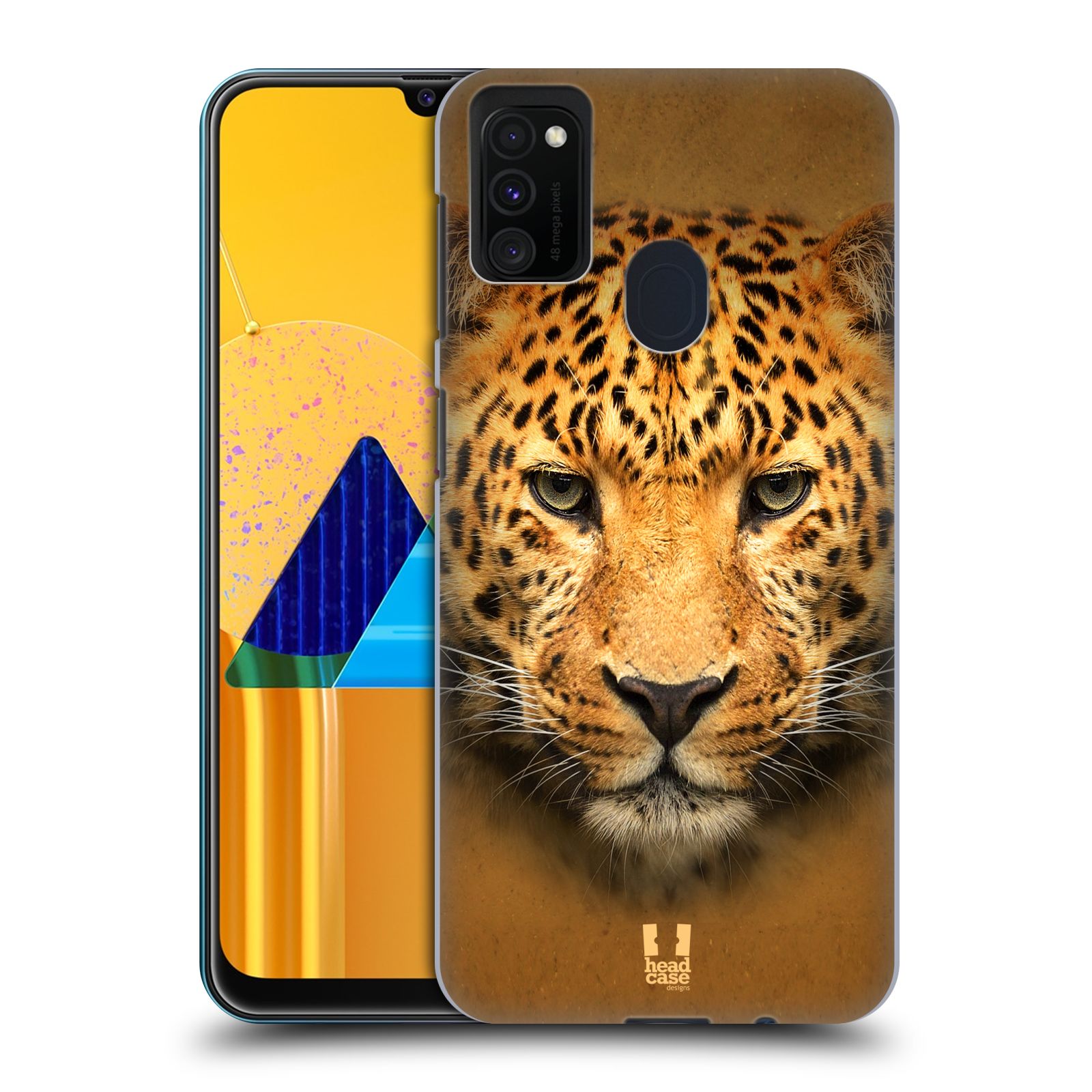 Zadní kryt na mobil Samsung Galaxy M21 vzor Zvířecí tváře 2 leopard