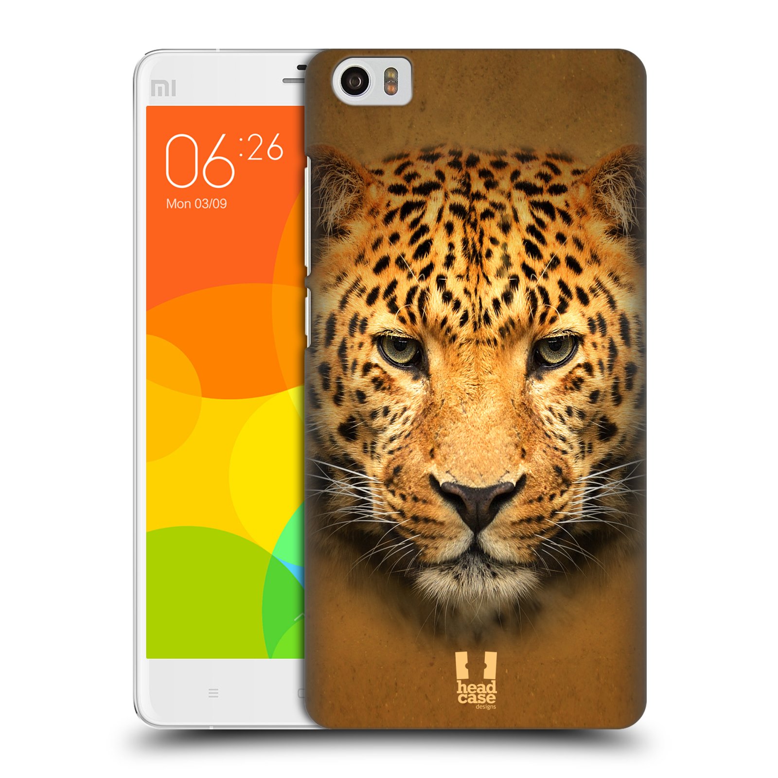 HEAD CASE pevný plastový obal na mobil XIAOMI Mi Note vzor Zvířecí tváře 2 leopard