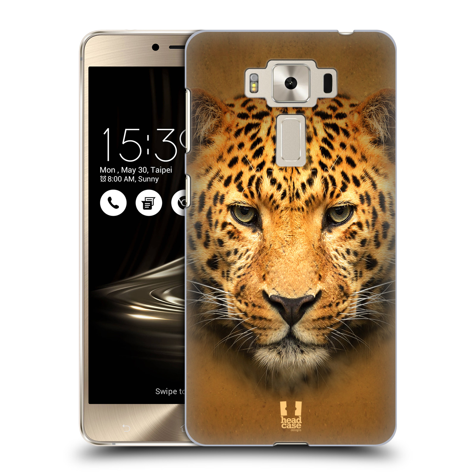 HEAD CASE plastový obal na mobil Asus Zenfone 3 DELUXE ZS550KL vzor Zvířecí tváře 2 leopard