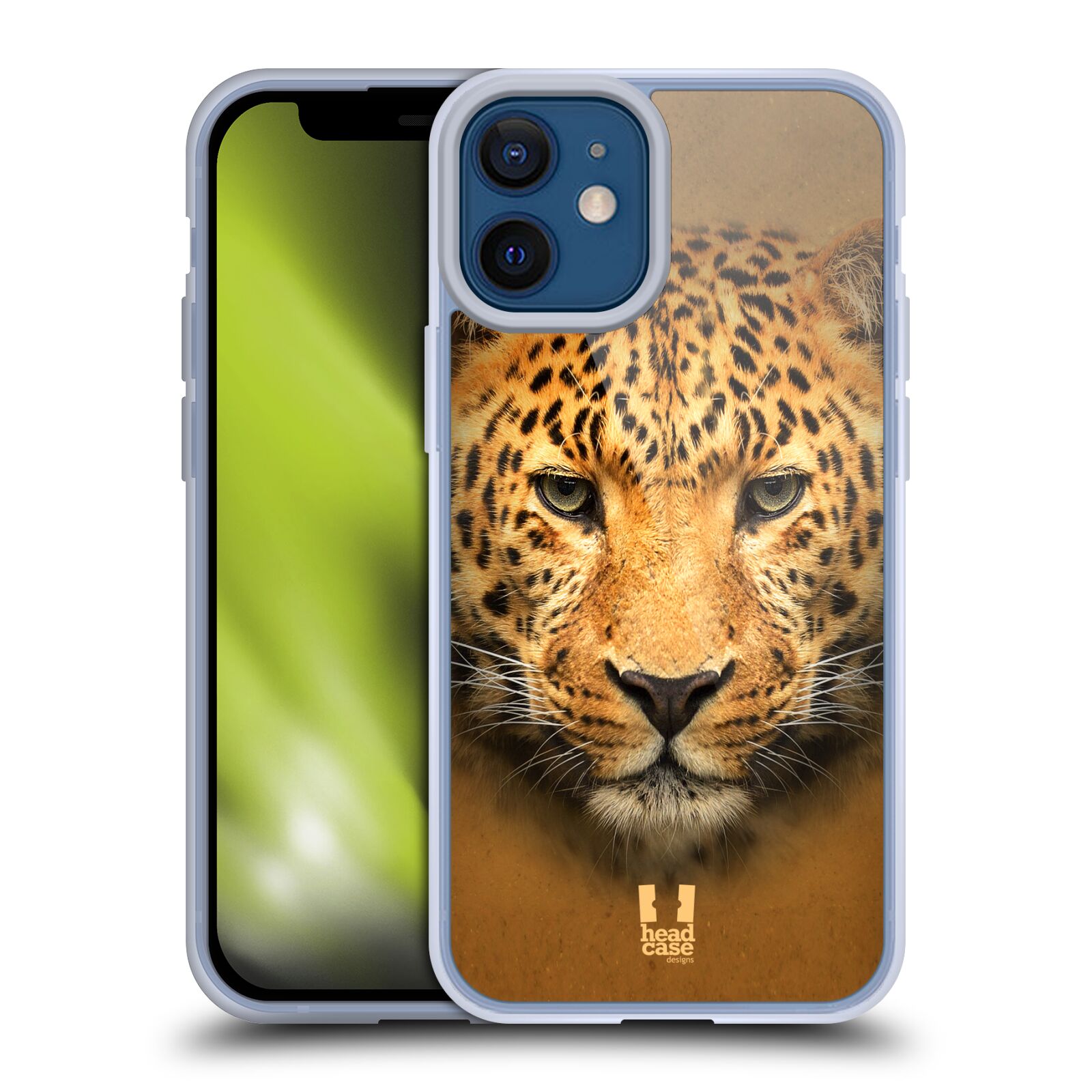 Plastový obal na mobil Apple Iphone 12 MINI vzor Zvířecí tváře 2 leopard